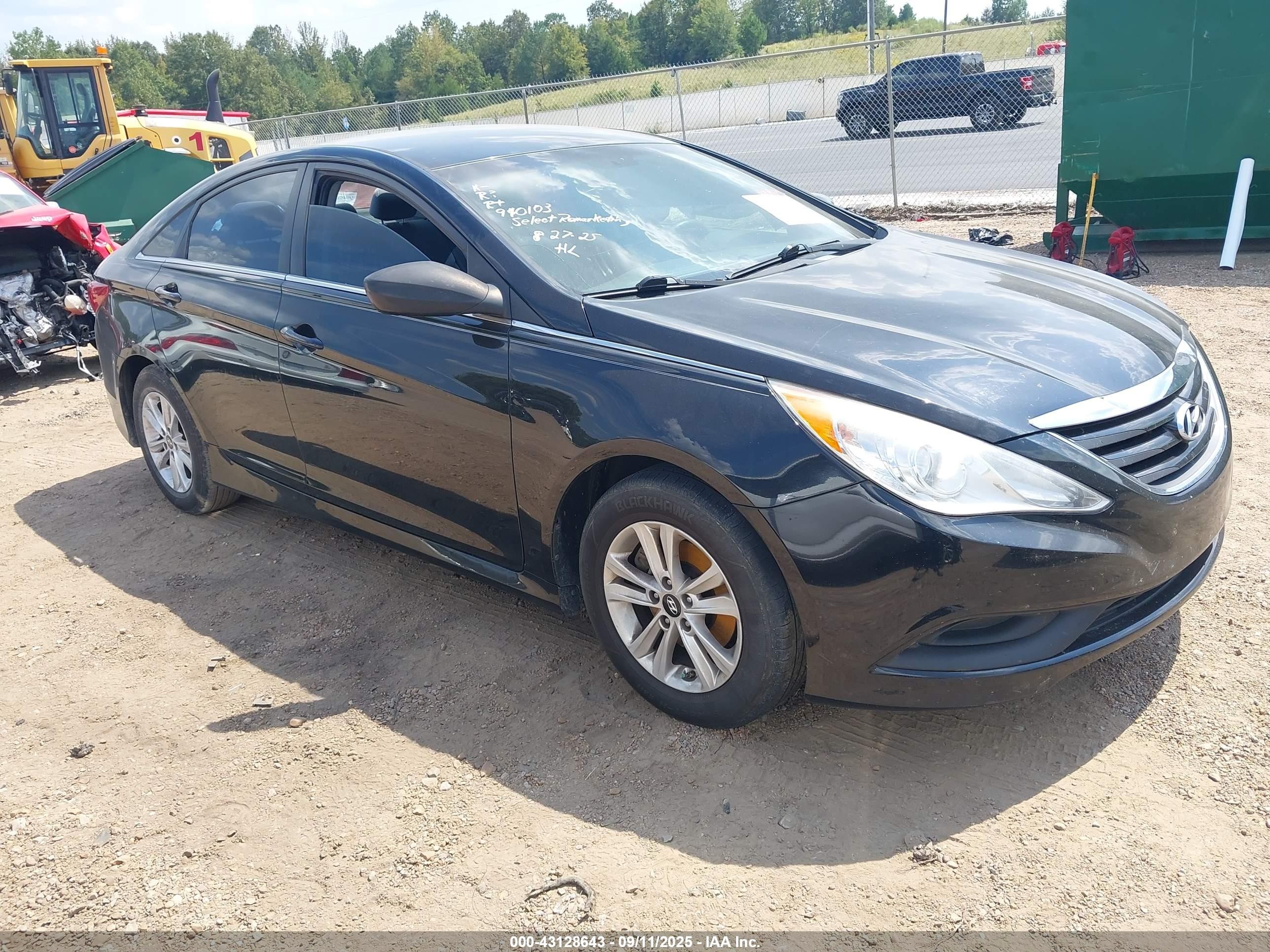 2014 Hyundai Sonata GLS, VIN 5NPEB4AC4EH940103 — Repossession