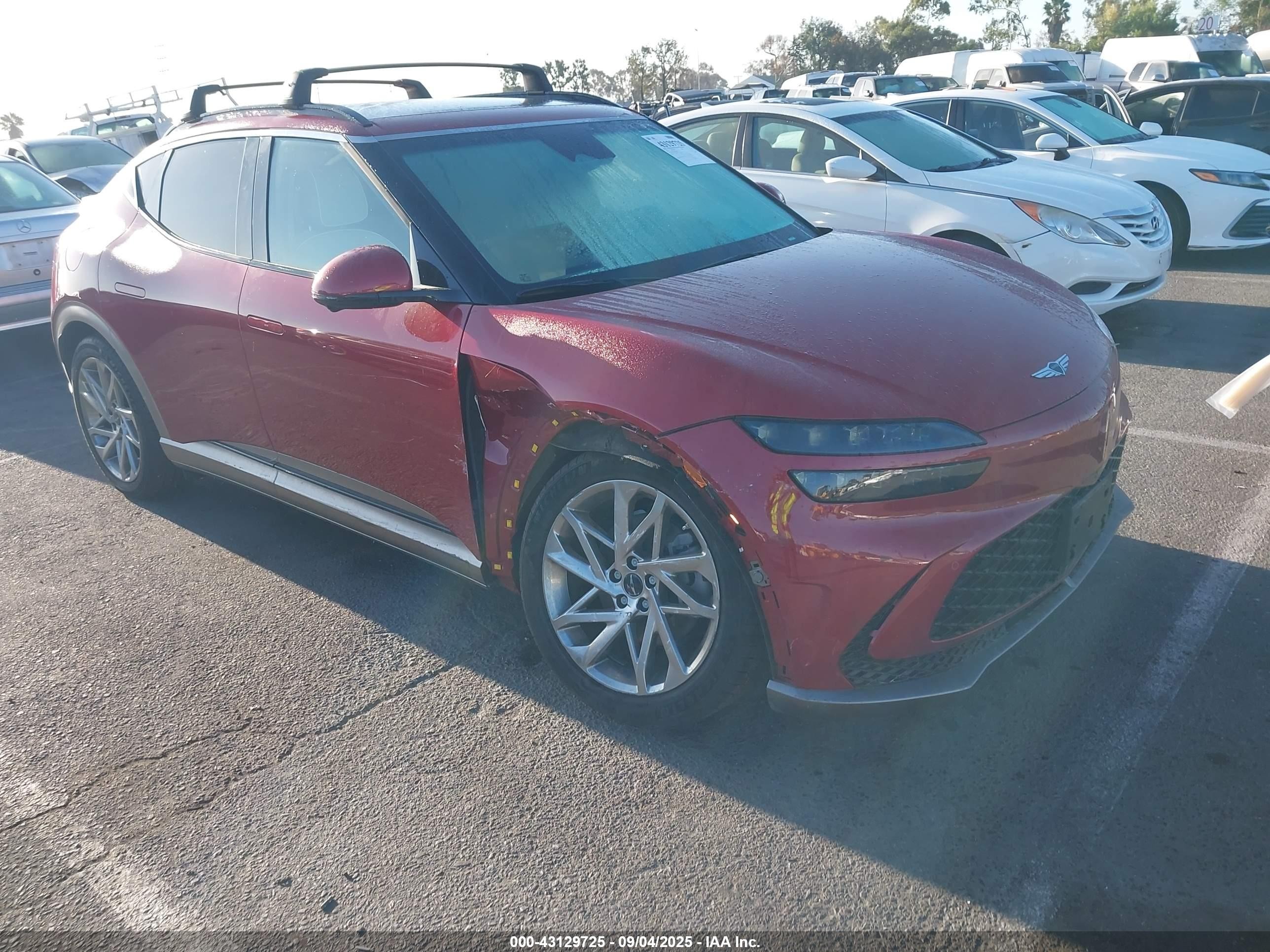 2023 Genesis GV60 Advanced, VIN KMUKCDTC8PU014659 — Front end