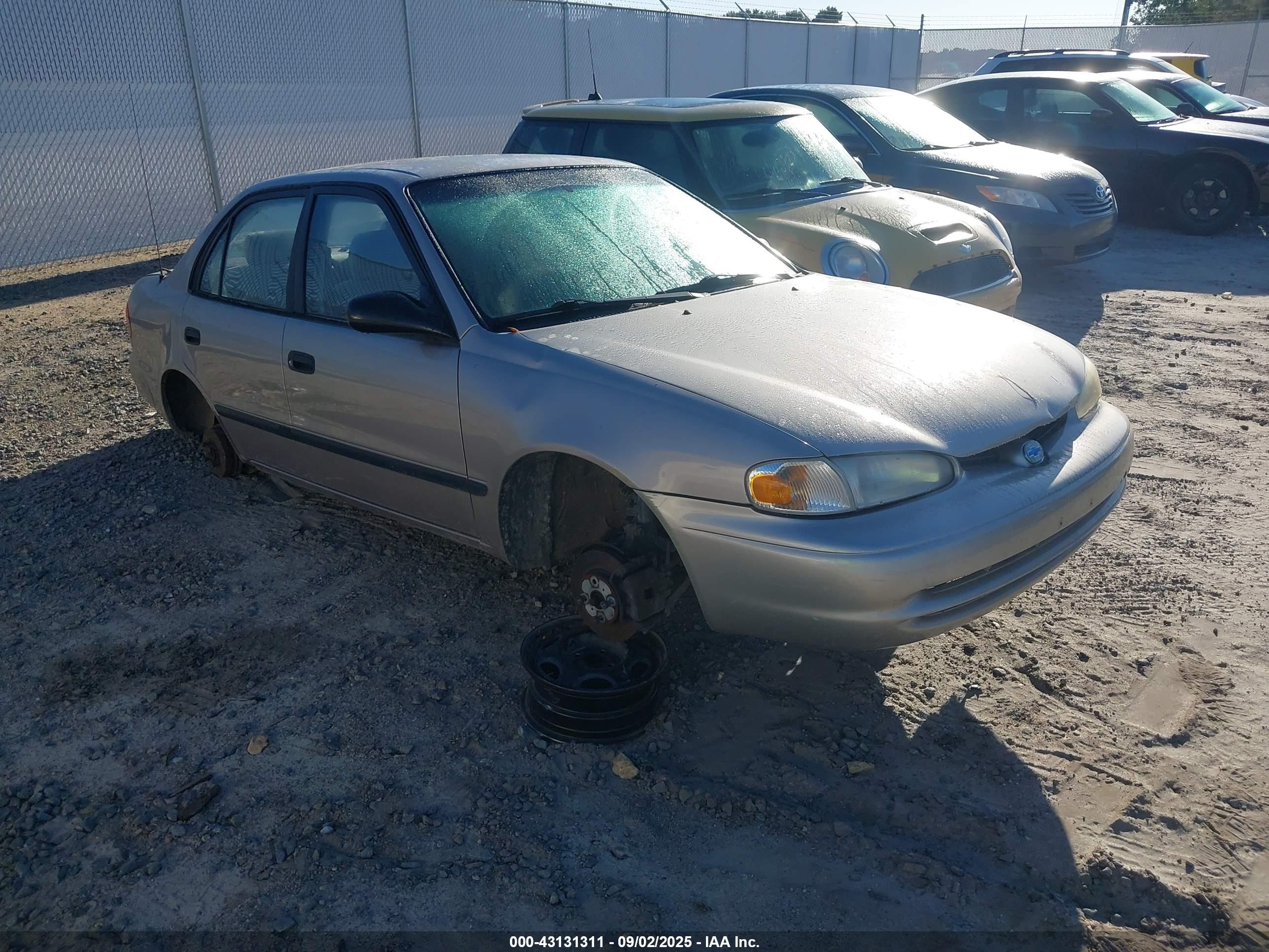 2002 Chevrolet Prizm, VIN 1Y1SK52822Z418377 — Rear end