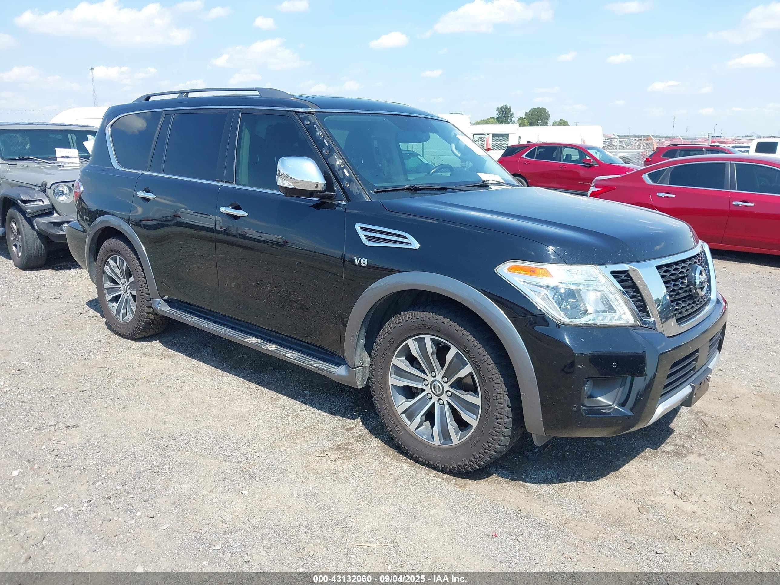 2018 Nissan Armada SV, VIN JN8AY2ND6JX002725 — Side
