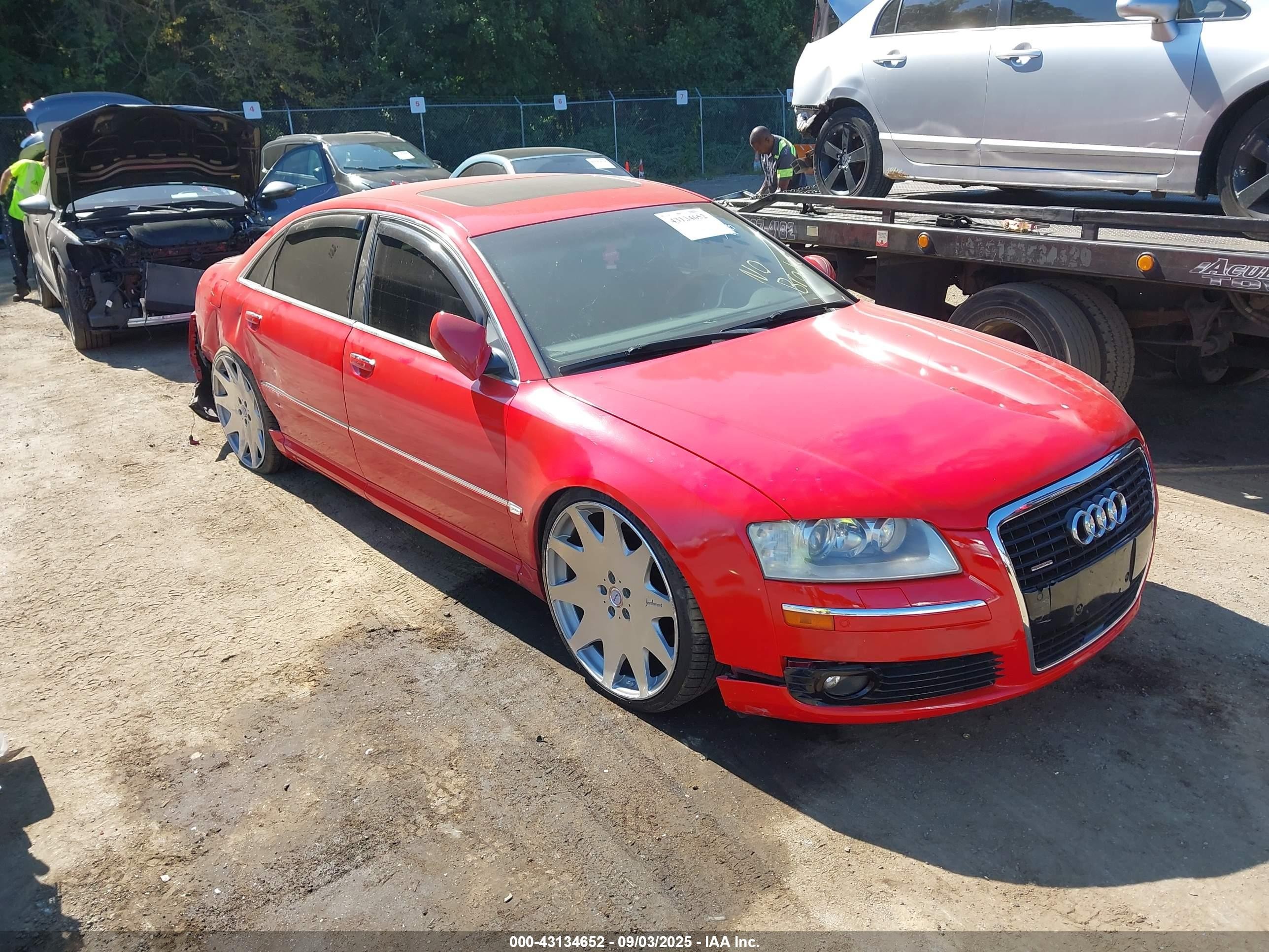 2006 Audi A8 4.2L, VIN WAUML44E06N018772 — Зад