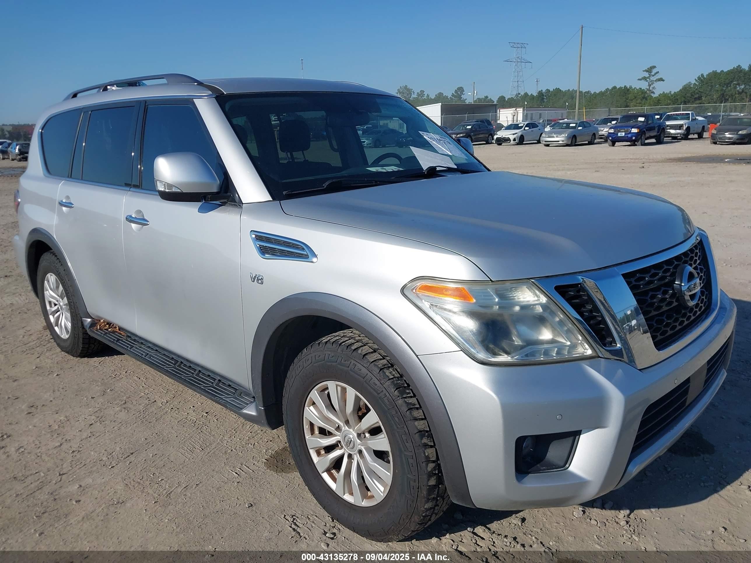 2018 Nissan Armada SV, VIN JN8AY2ND0J9051696 — Water / flood