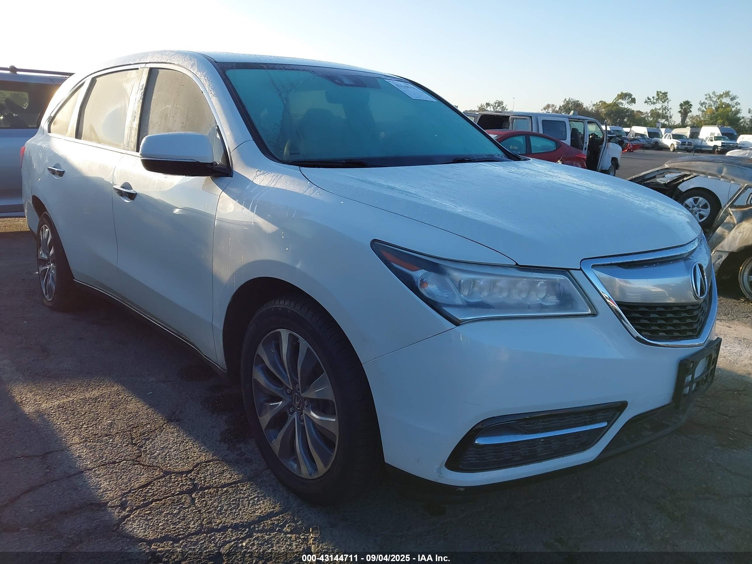 2016 Acura MDX Technology, VIN 5FRYD4H44GB009056 — Rear end