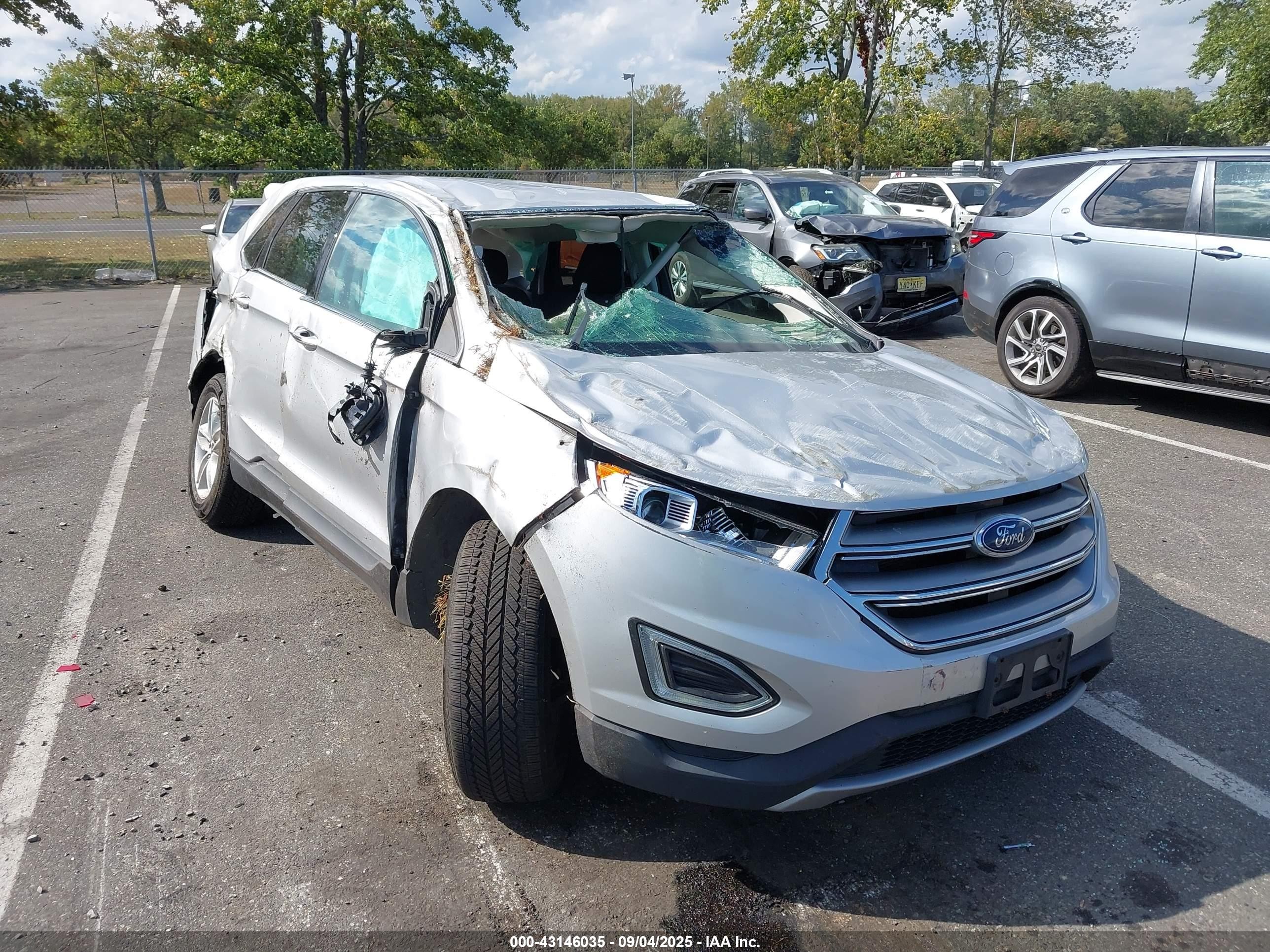 2017 Ford Edge SEL, VIN 2FMPK4J85HBB71188 — Rollover