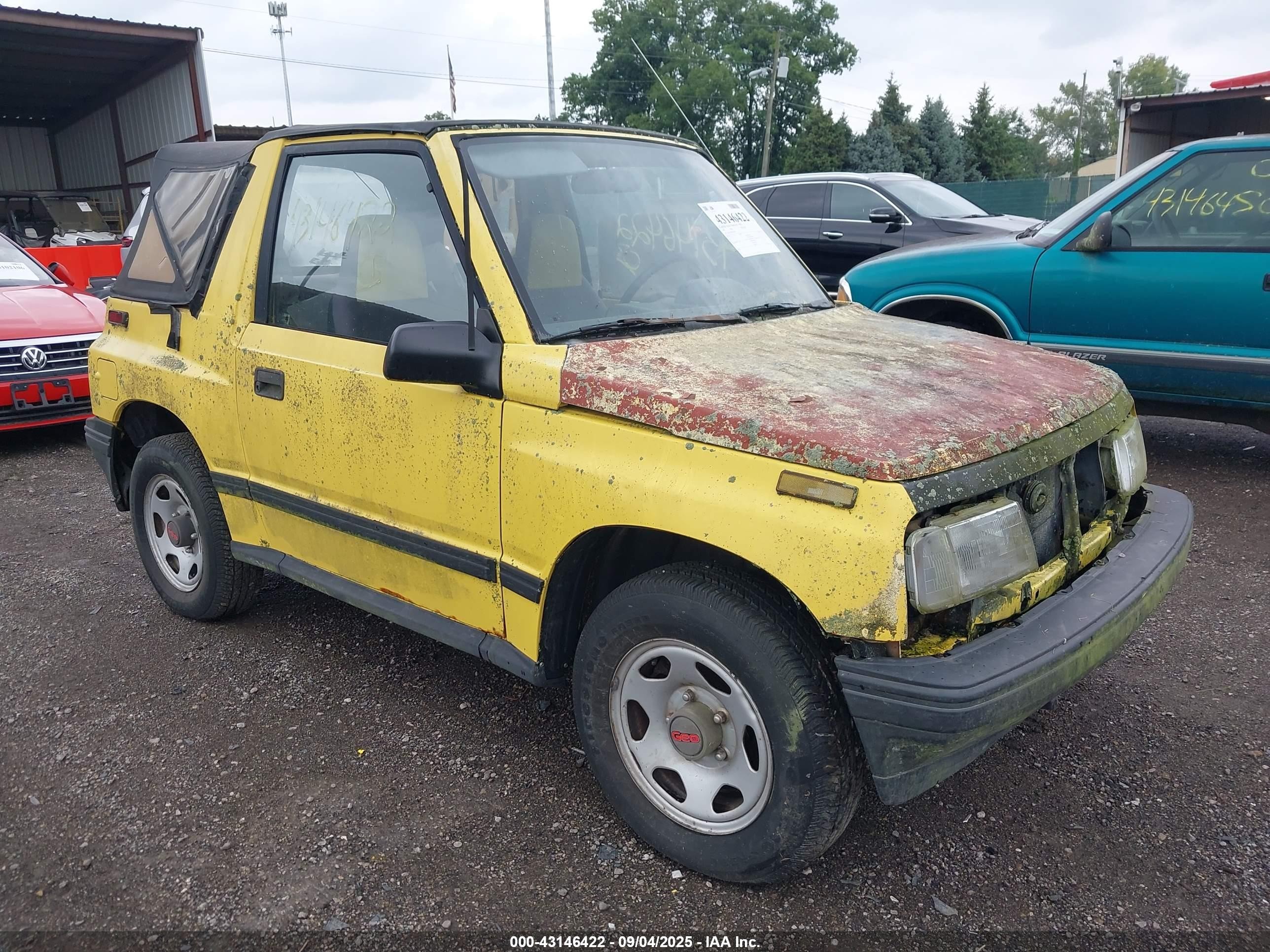 1992 Geo Tracker, VIN 2CNBE18U8N6943111 — Перед