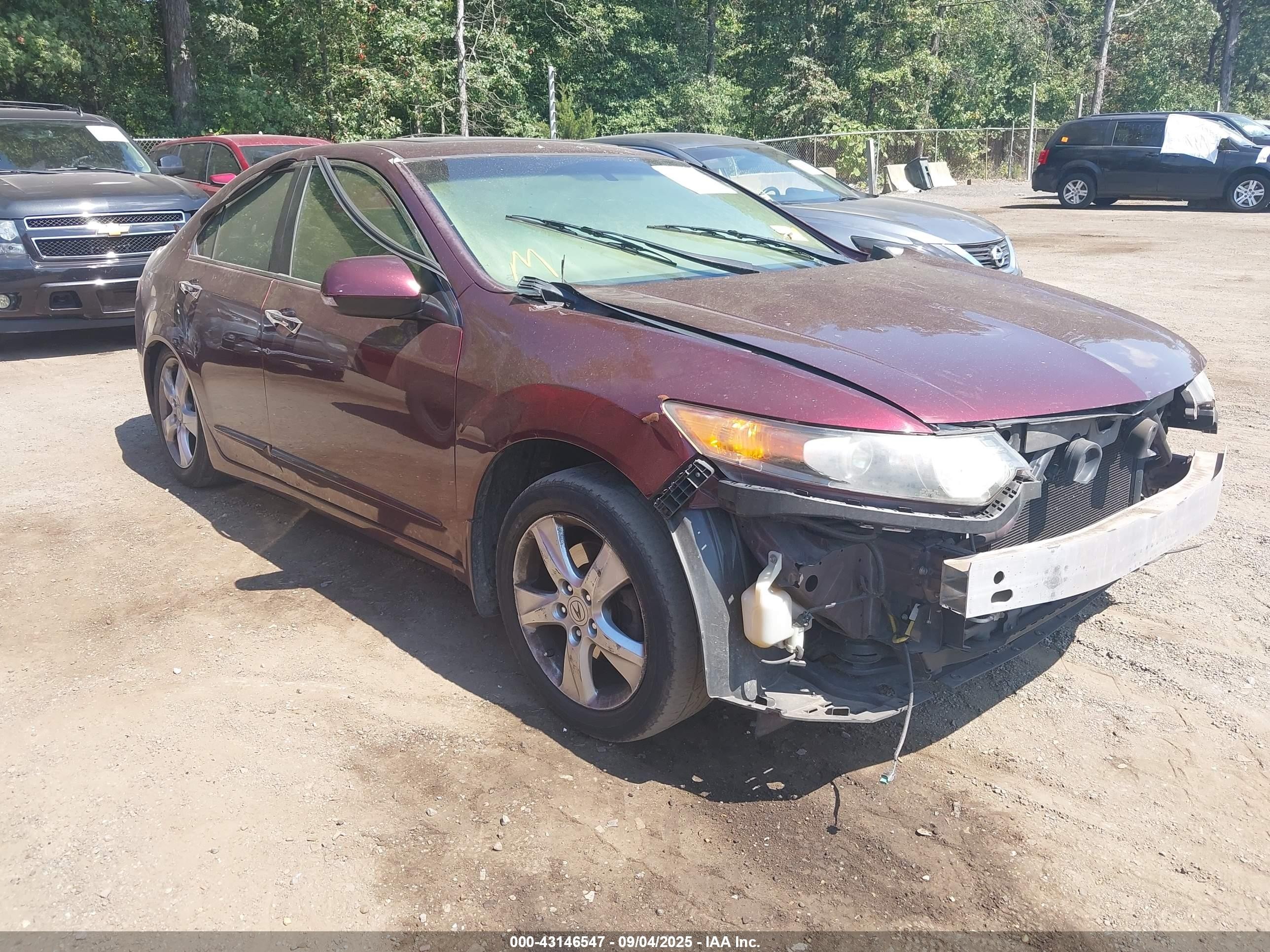 2010 Acura TSX, VIN JH4CU2F63AC025871 — Пожар в салоне