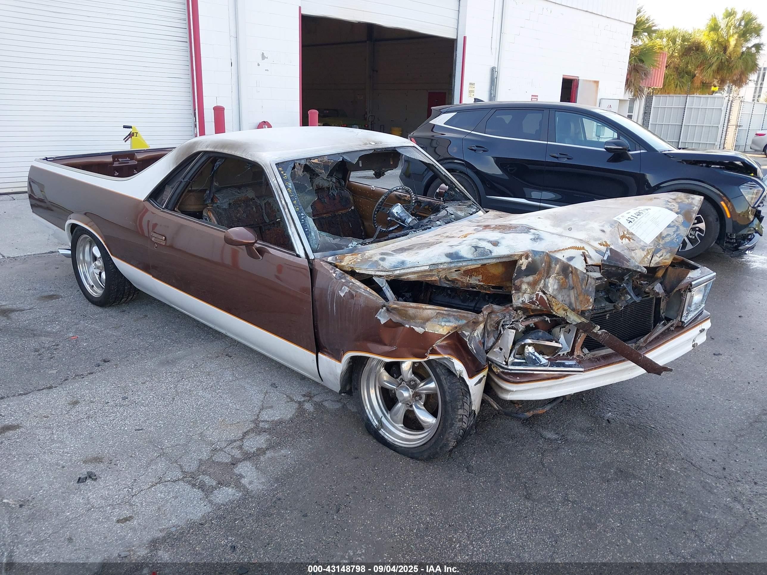 1981 Chevrolet El Camino, VIN 1GCCW80H1BR473940 — Burn