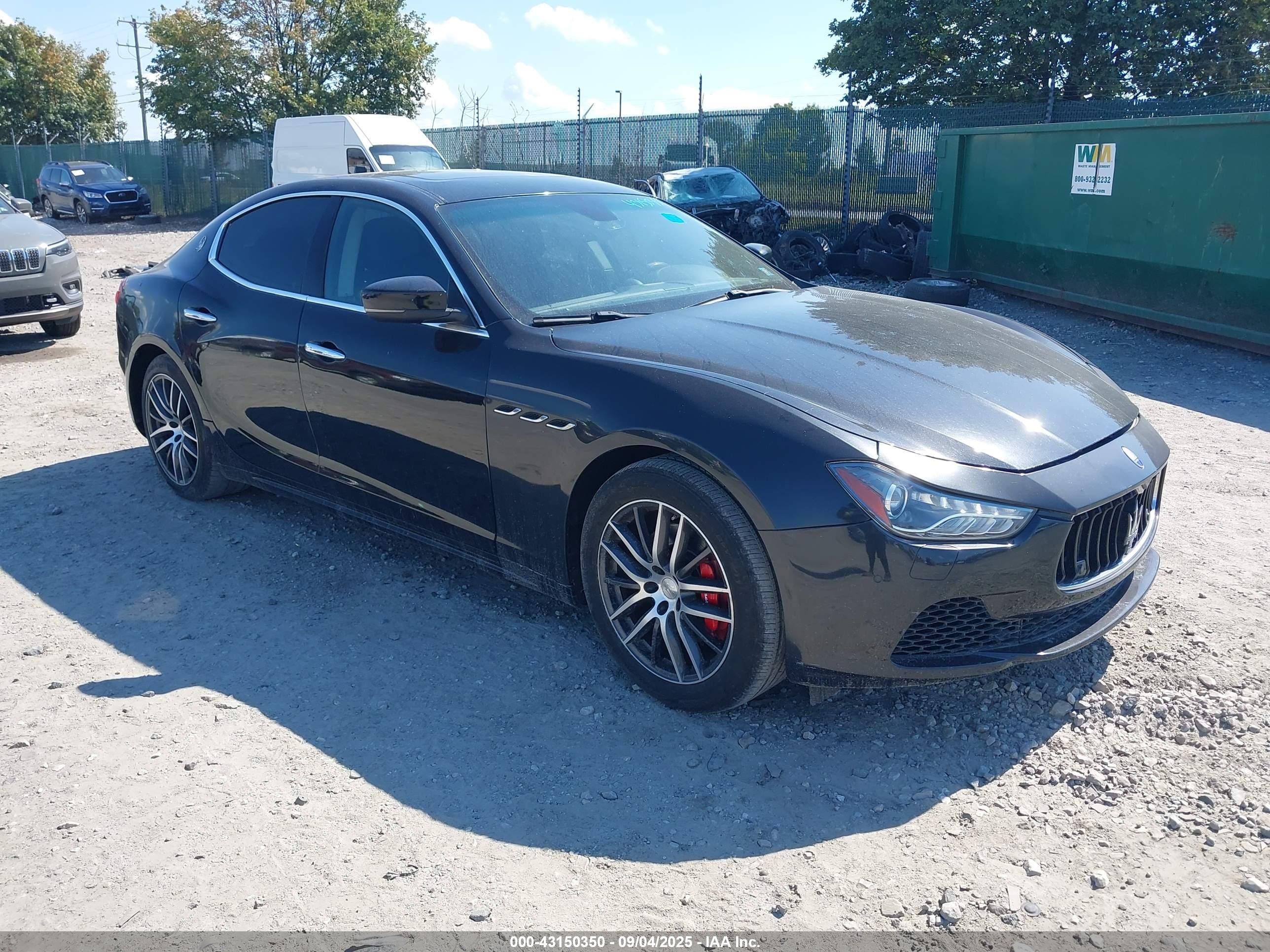 2017 Maserati Ghibli, VIN ZAM57XSA9H1225471 — Не указано