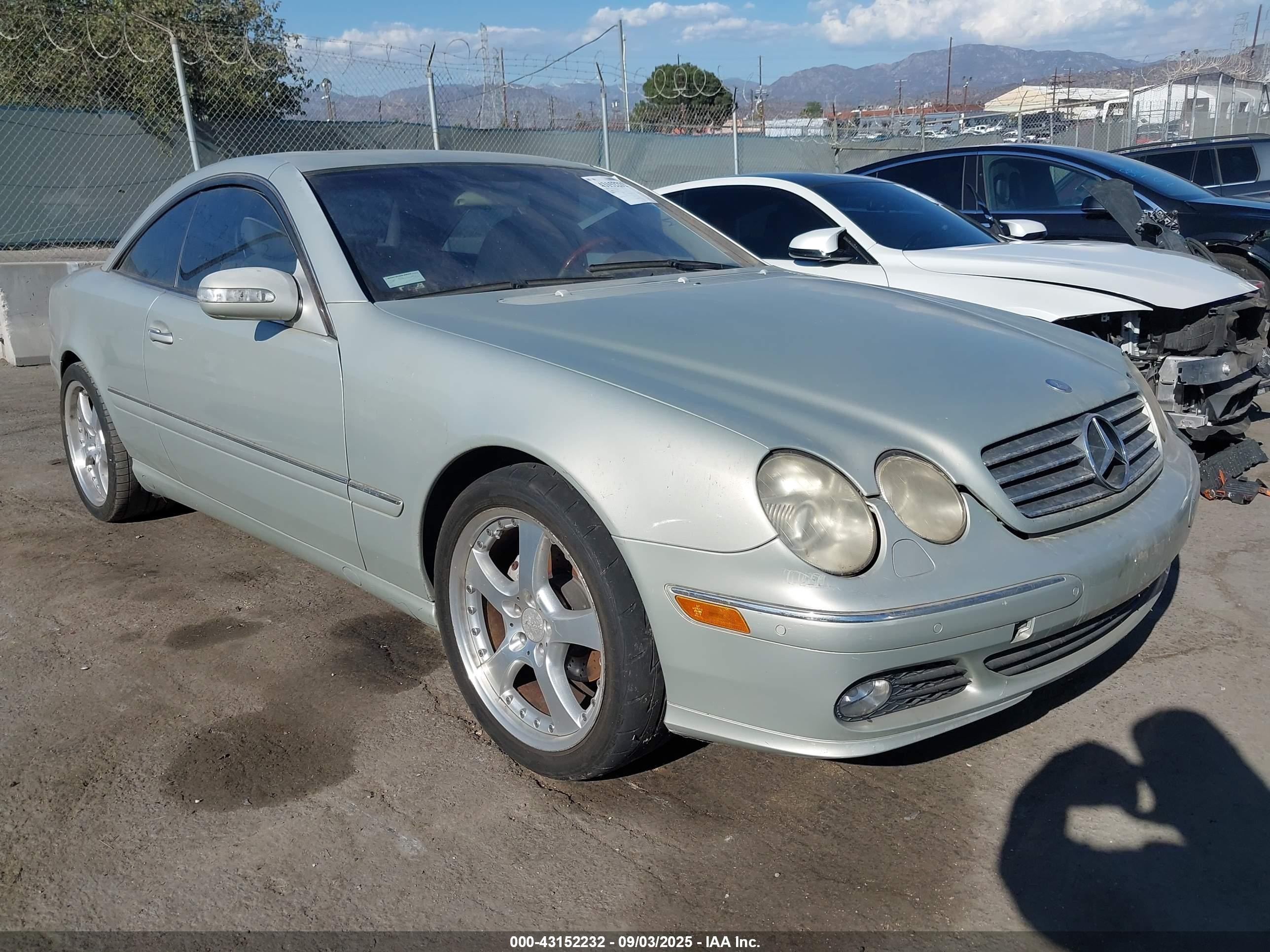 2003 Mercedes-Benz CL 500, VIN WDBPJ75J23A033343 — Not stated