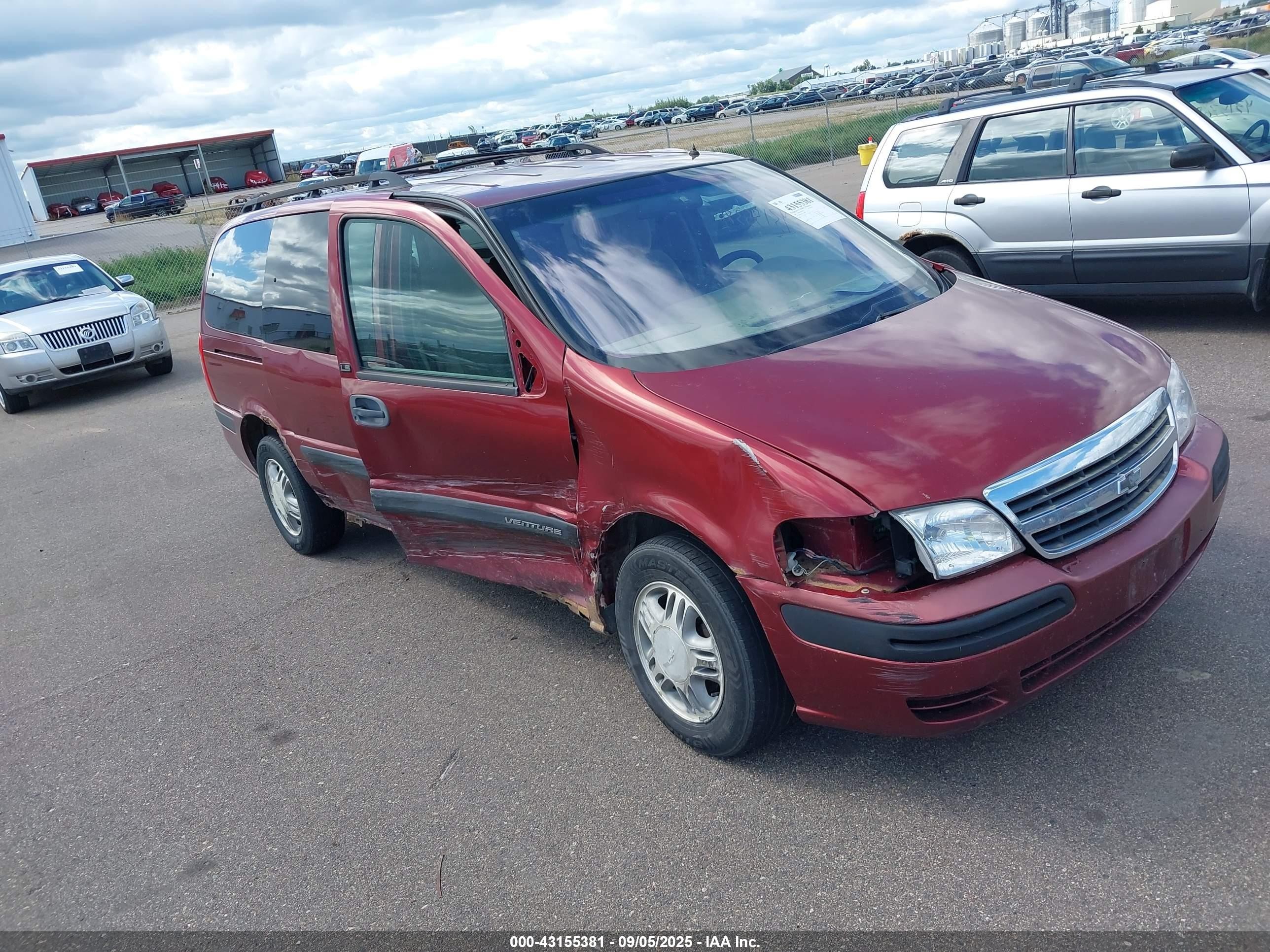 2001 Chevrolet Venture LS Y3G Mobility, VIN 1GNDX03E61D276091 — Side
