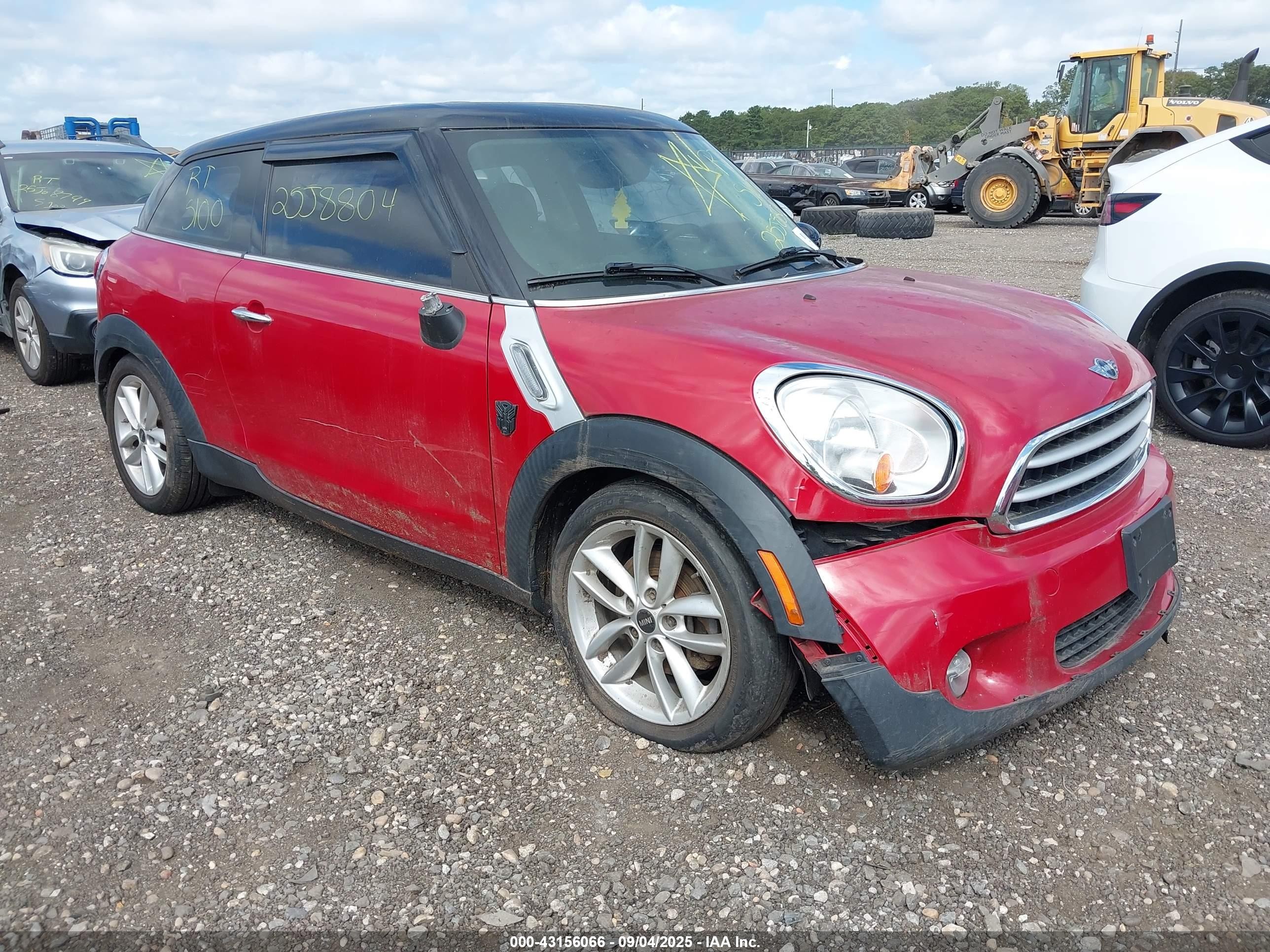 2014 MINI Paceman, VIN WMWSS1C51EWN94597 — Front end