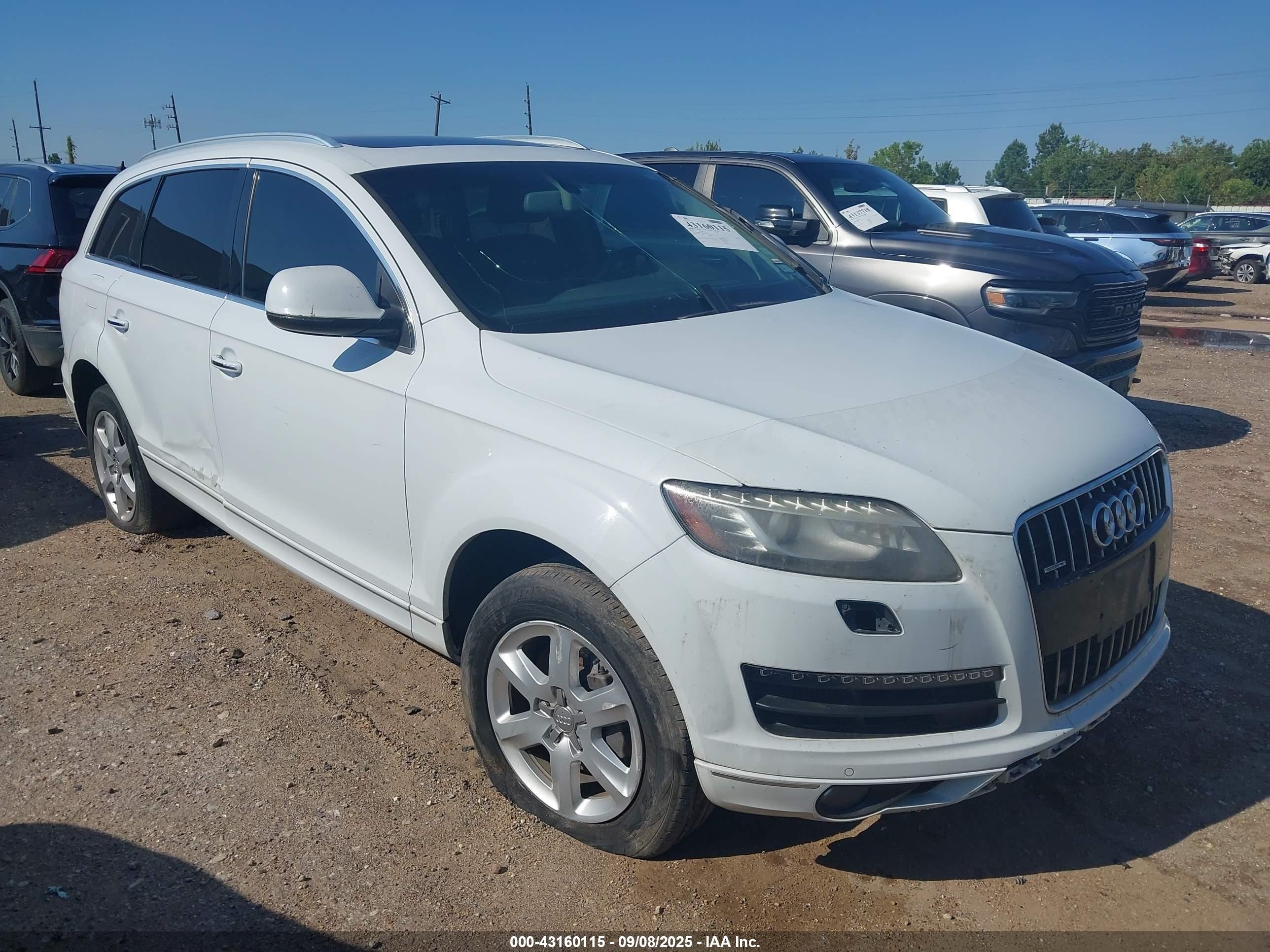 2014 Audi Q7 Premium Plus, VIN WA1LMAFE7ED018502 — Фото с аукциона