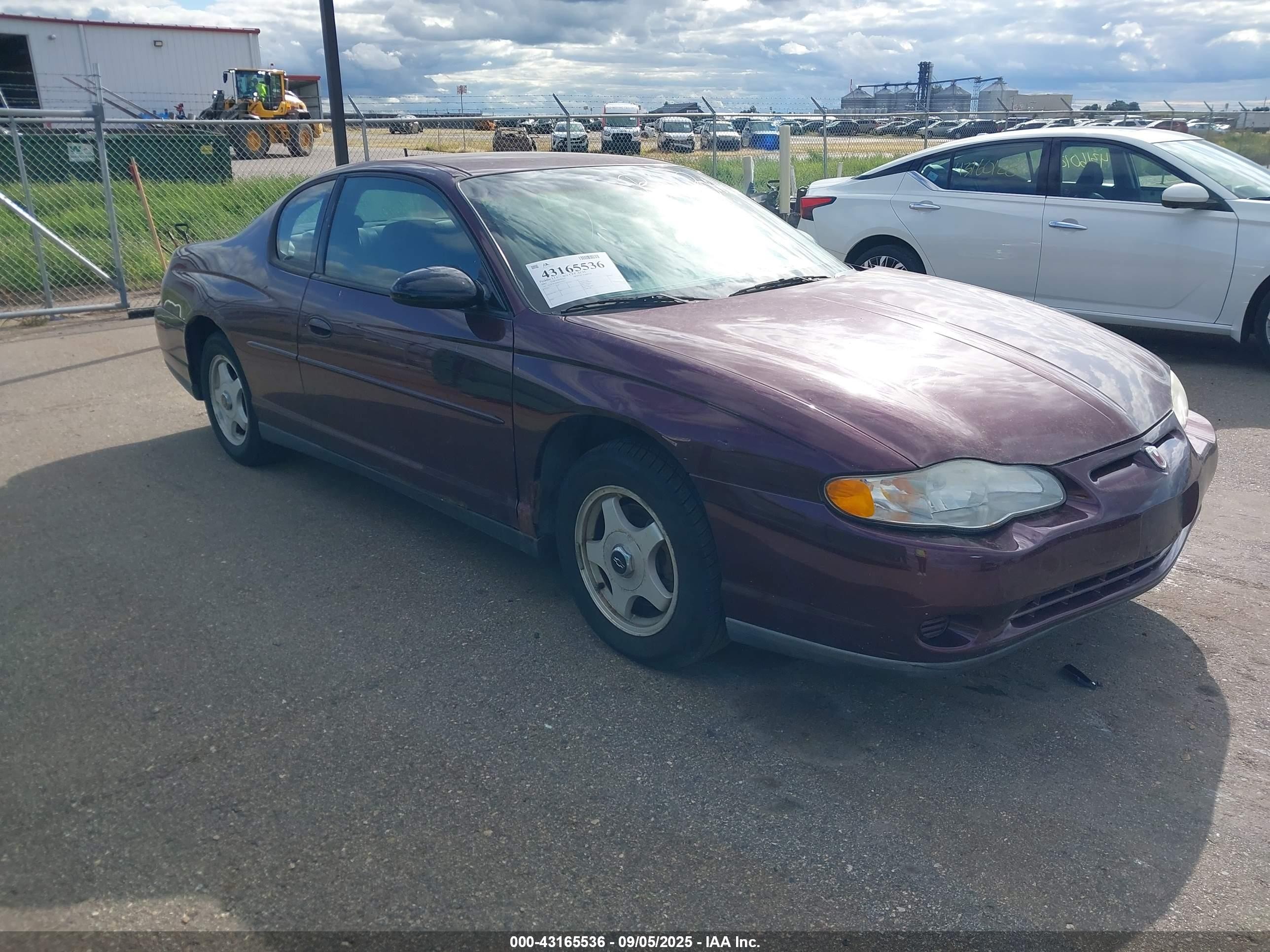 2003 Chevrolet Monte Carlo LS, VIN 2G1WW12E839357713 — Front end