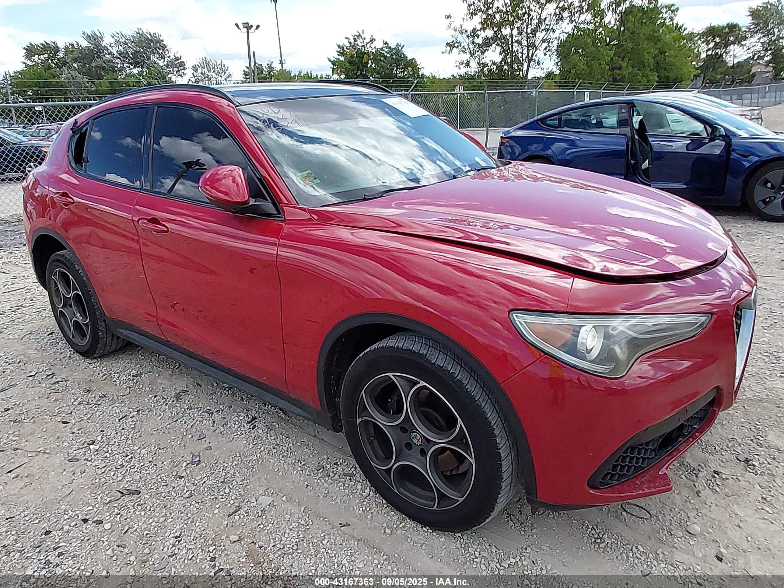 2018 Alfa Romeo Stelvio Sport, VIN ZASFAKPN4J7B67997 — После угона