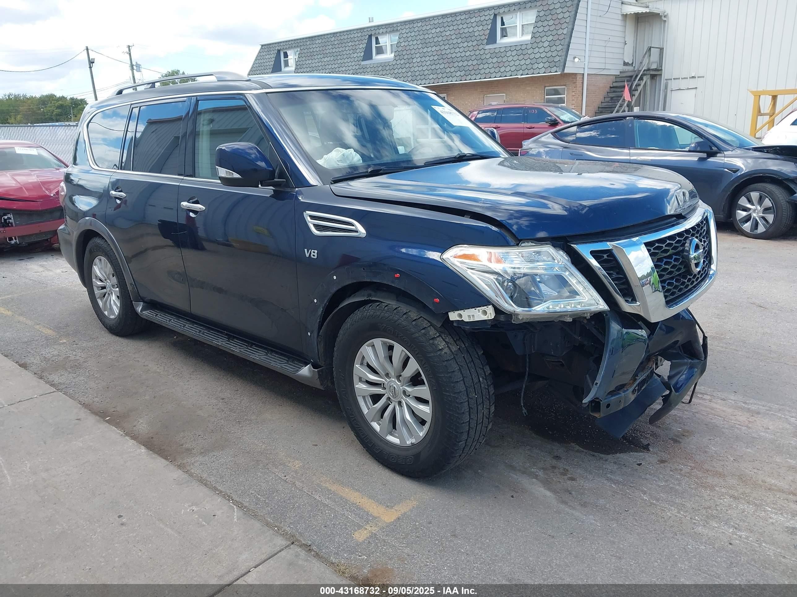 2018 Nissan Armada SL, VIN JN8AY2NC9JX501803 — Front end