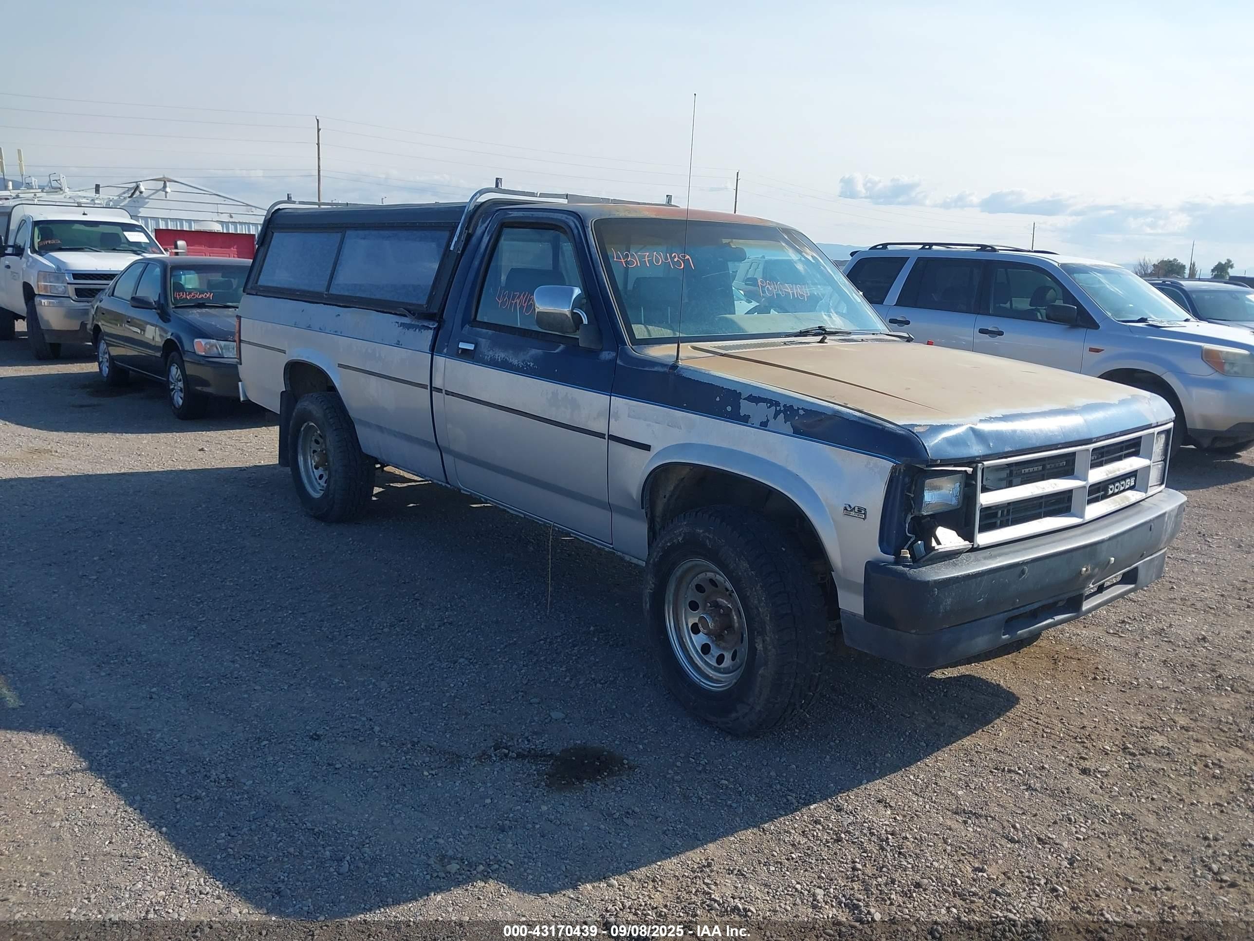 1990 Dodge Dakota, VIN 1B7GG26X4LS616965 — Перед