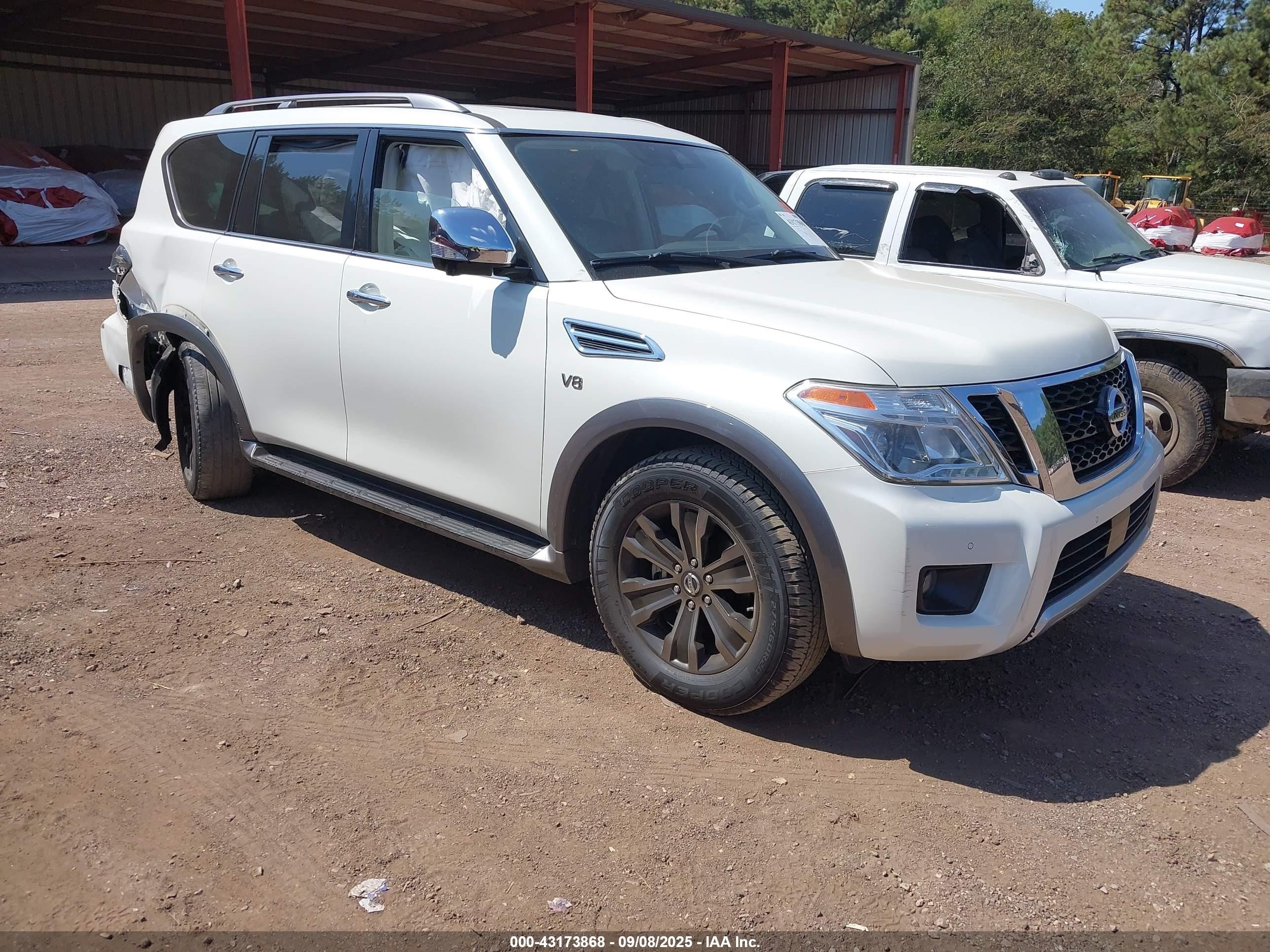 2018 Nissan Armada Platinum, VIN JN8AY2NF7JX300038 — Rear end