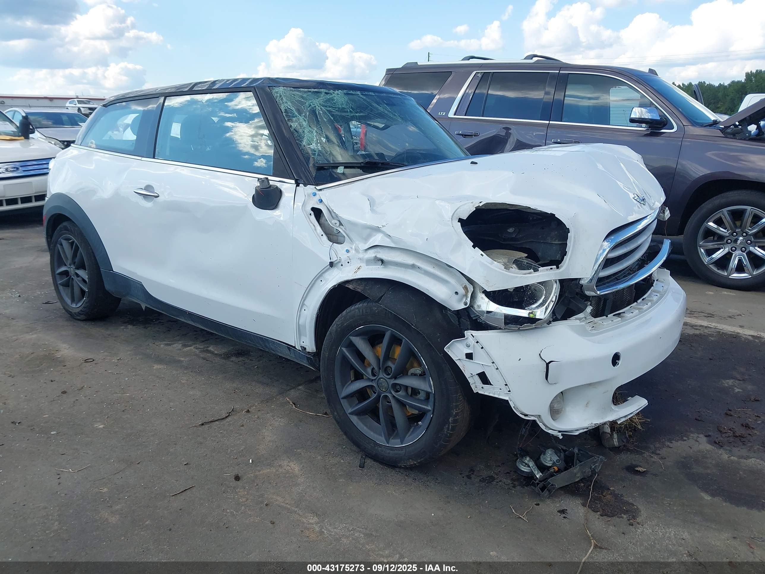 2013 MINI Paceman, VIN WMWSS1C52DWN94283 — Rollover