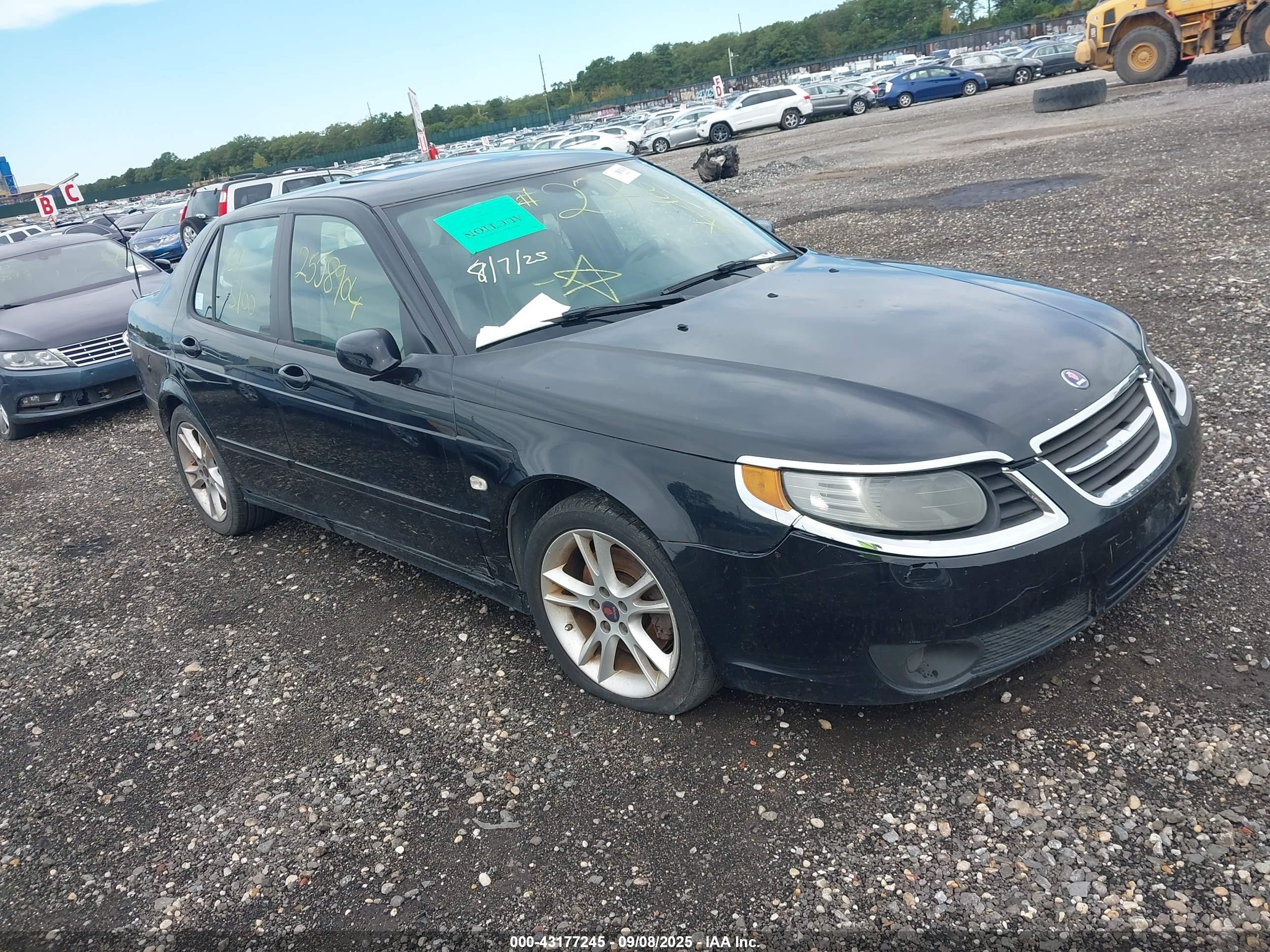 2008 Saab 9-5, VIN YS3ED49GX83509095 — Перед