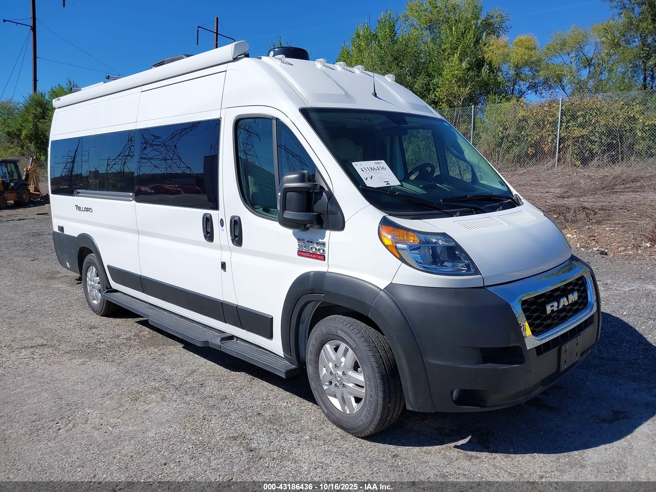 2021 Ram ProMaster Window Van, VIN 3C6MRVUG5ME557552 — Rear end