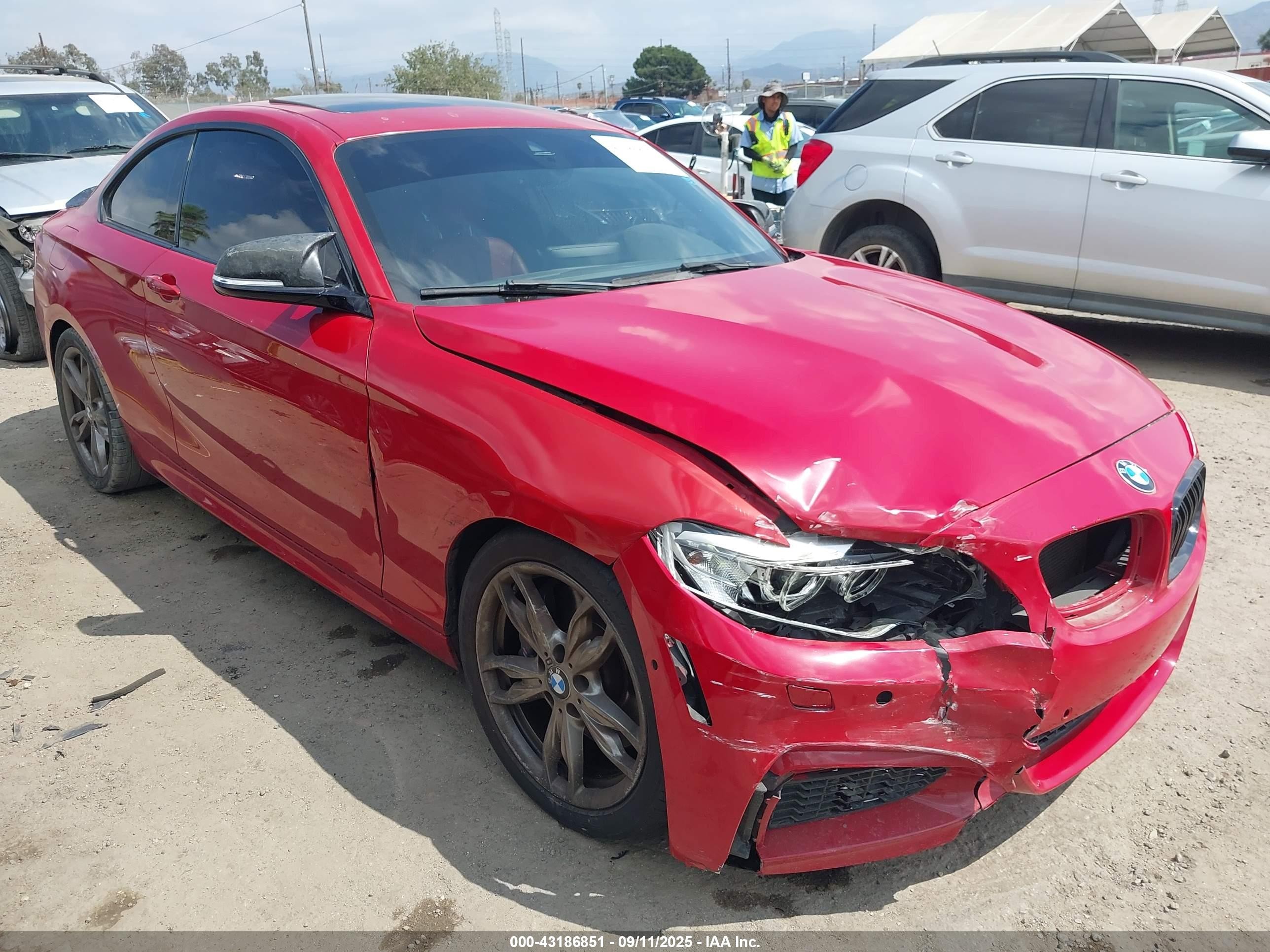 2015 BMW 2 Series M235i, VIN WBA1J7C53FV254117 — Front end