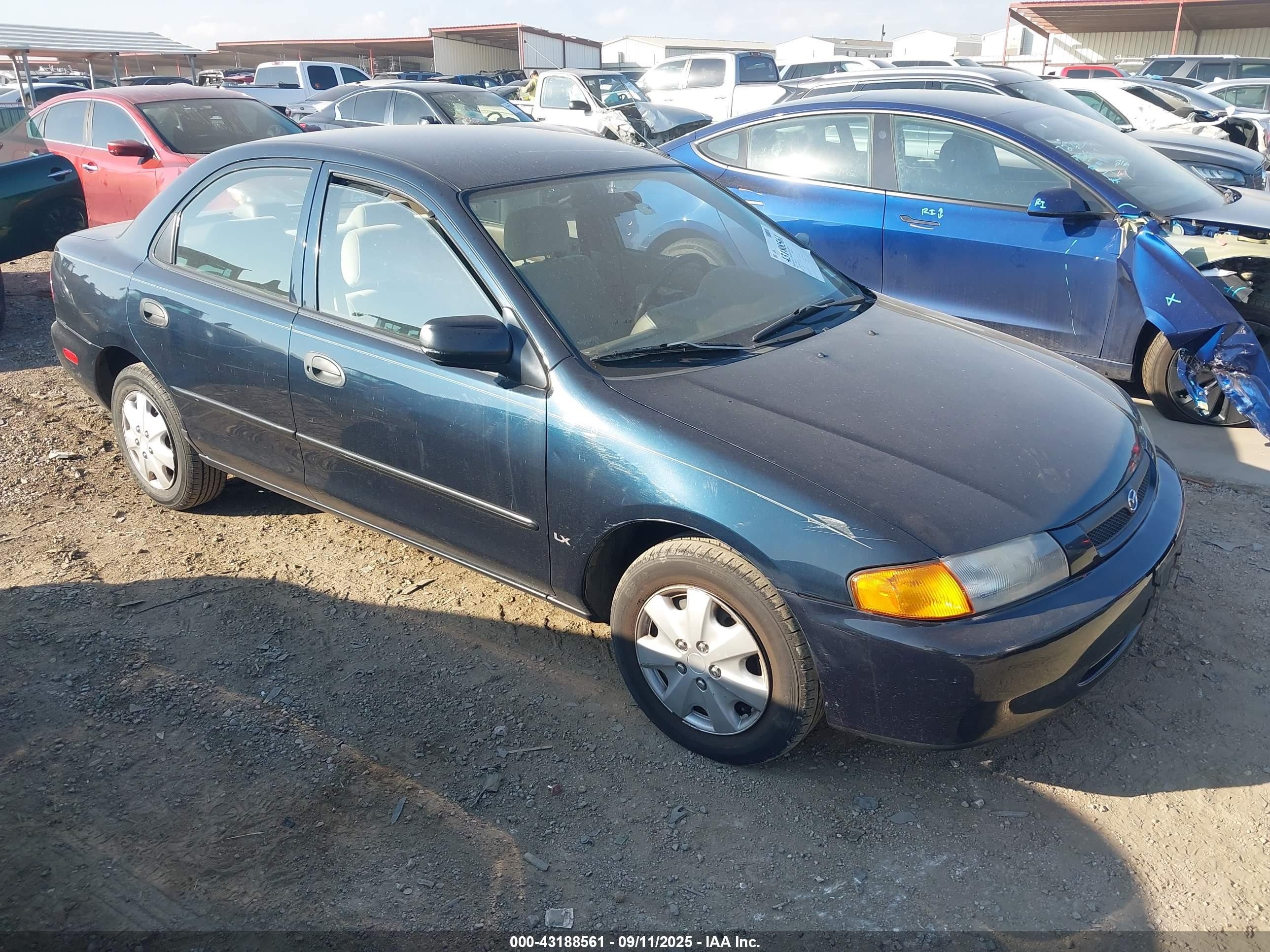 1998 Mazda Protege DX, VIN JM1BC1410W0231000 — Front end