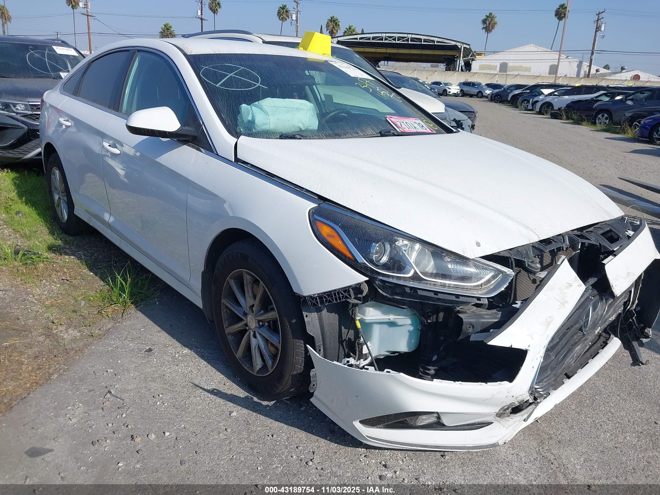 2019 Hyundai Sonata SE, VIN 5NPE24AF2KH814912 — Auction photo