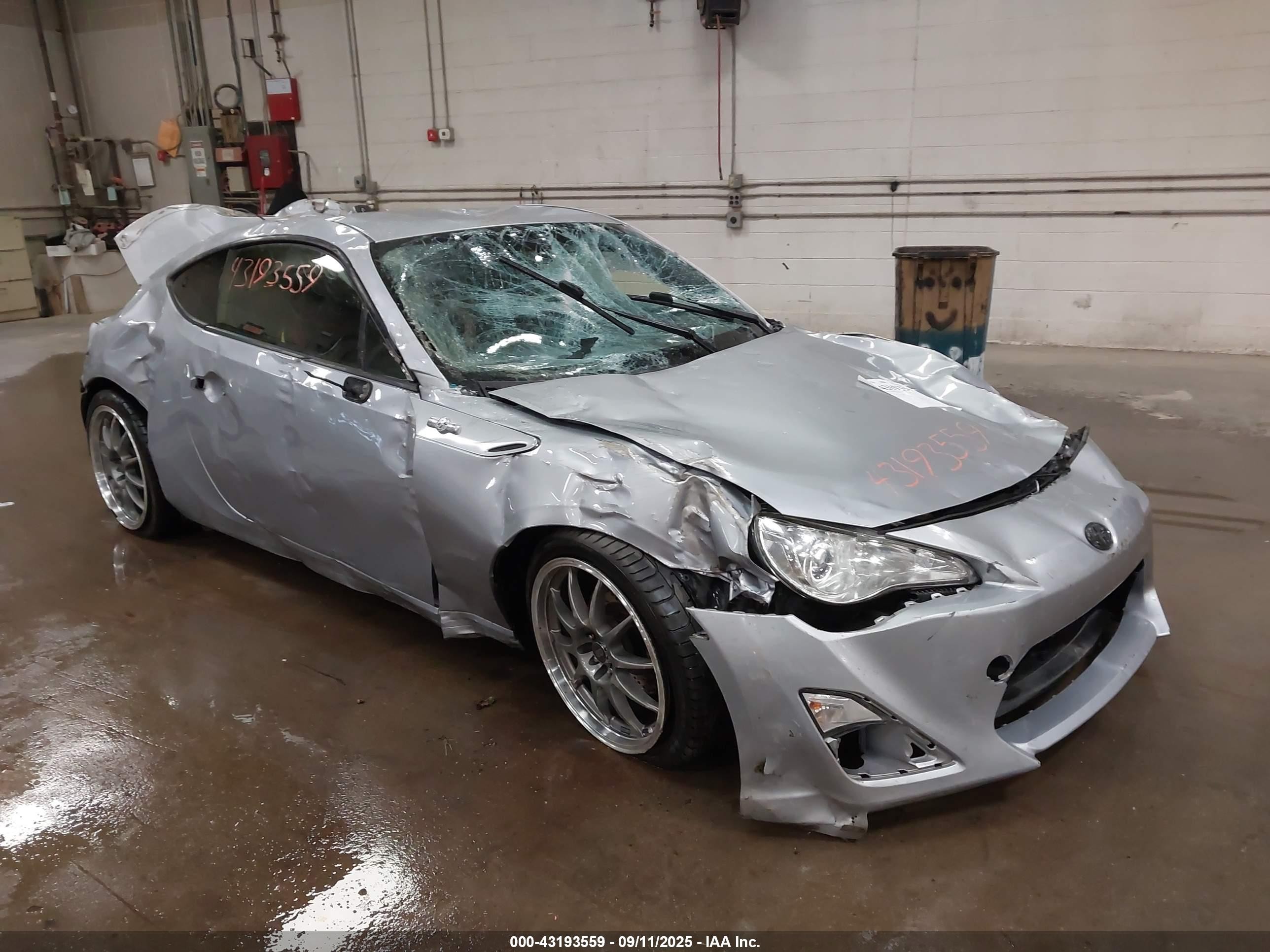 2015 Scion FR-S, VIN JF1ZNAA13F8702500 — Rollover