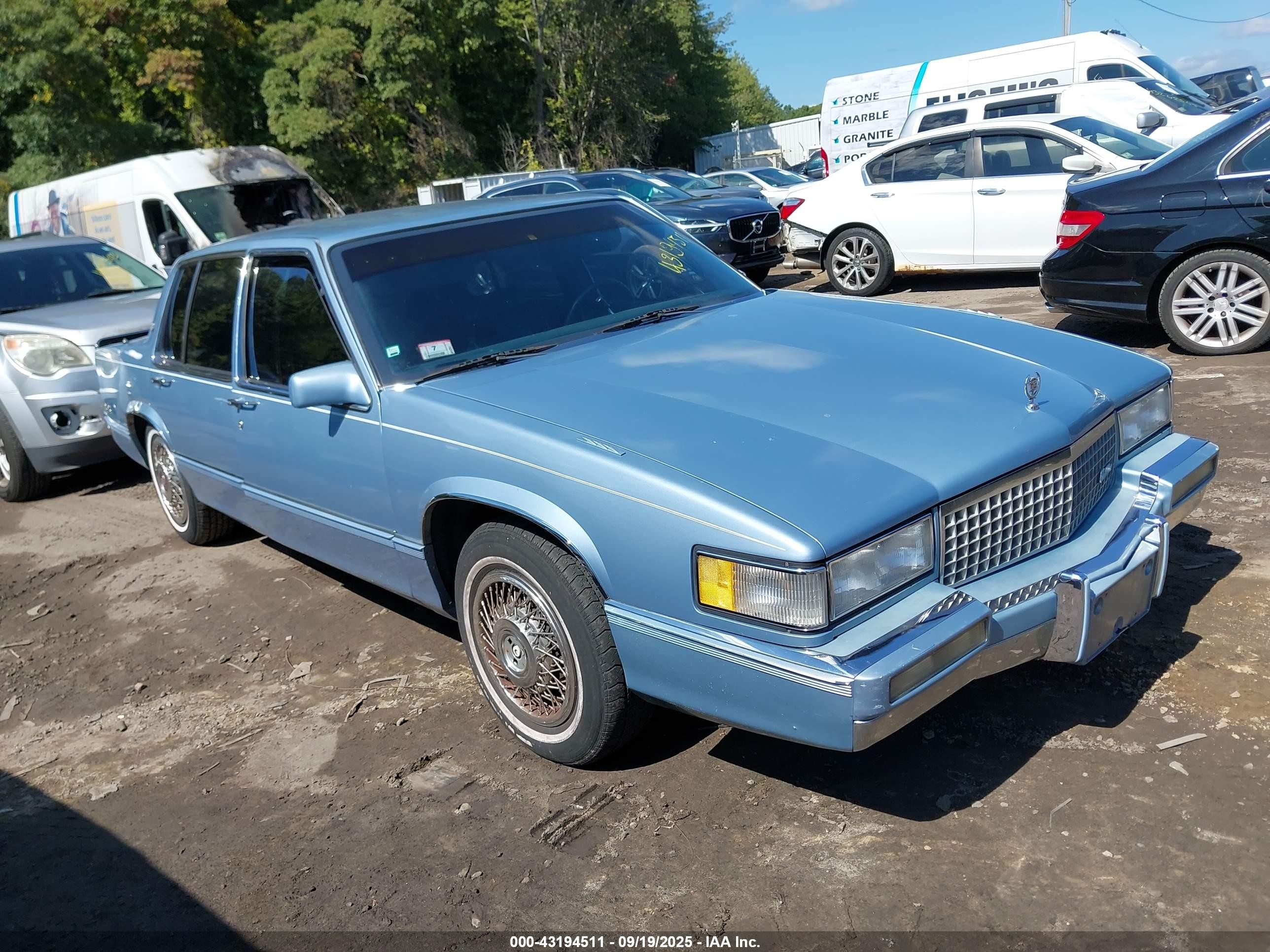 1990 Cadillac DeVille, VIN 1G6CD5335L4207875 — Side