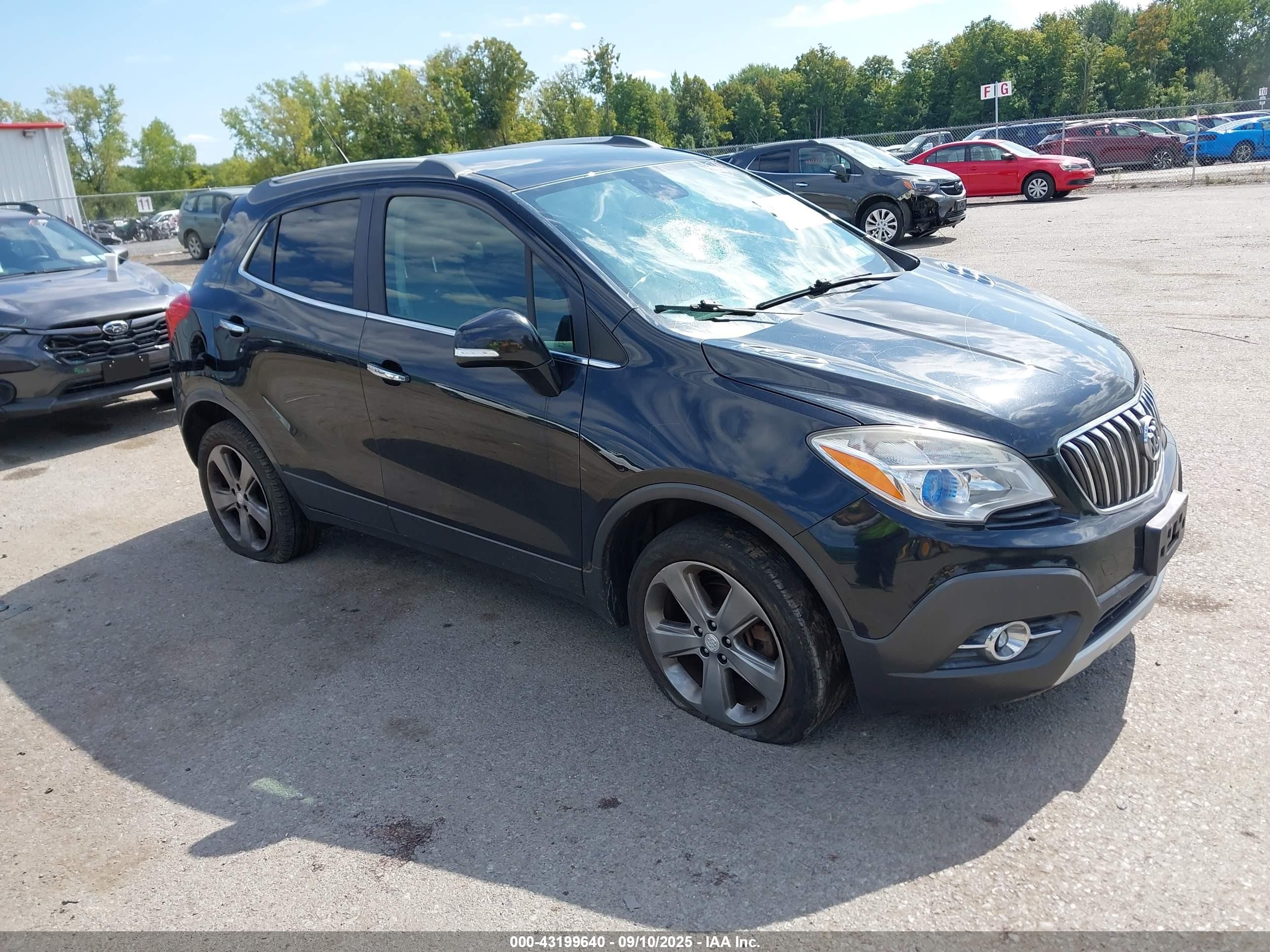 2014 Buick Encore Convenience, VIN KL4CJFSB2EB536935 — Vandalism