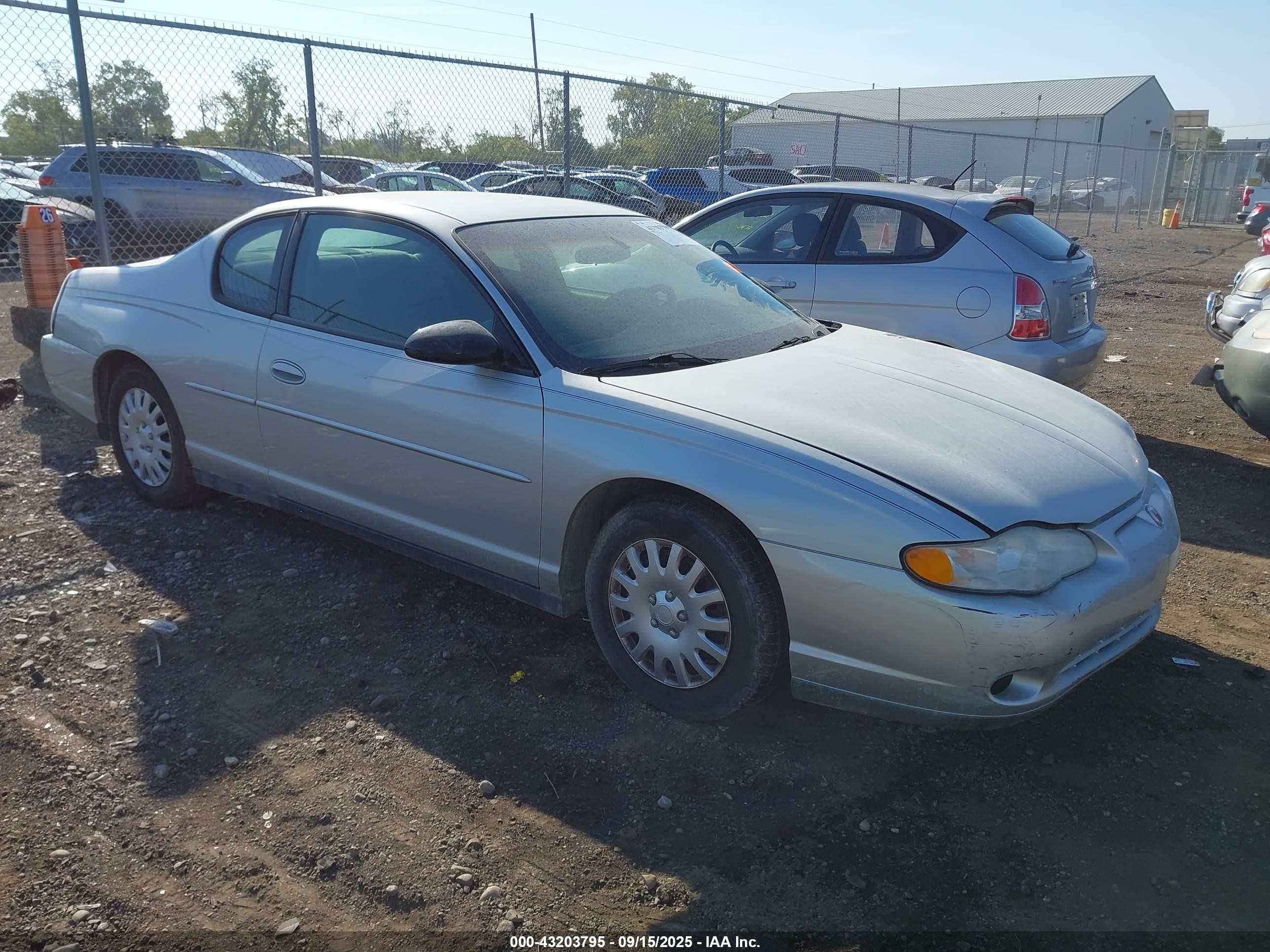 2003 Chevrolet Monte Carlo LS, VIN 2G1WW12E939270967 — All over