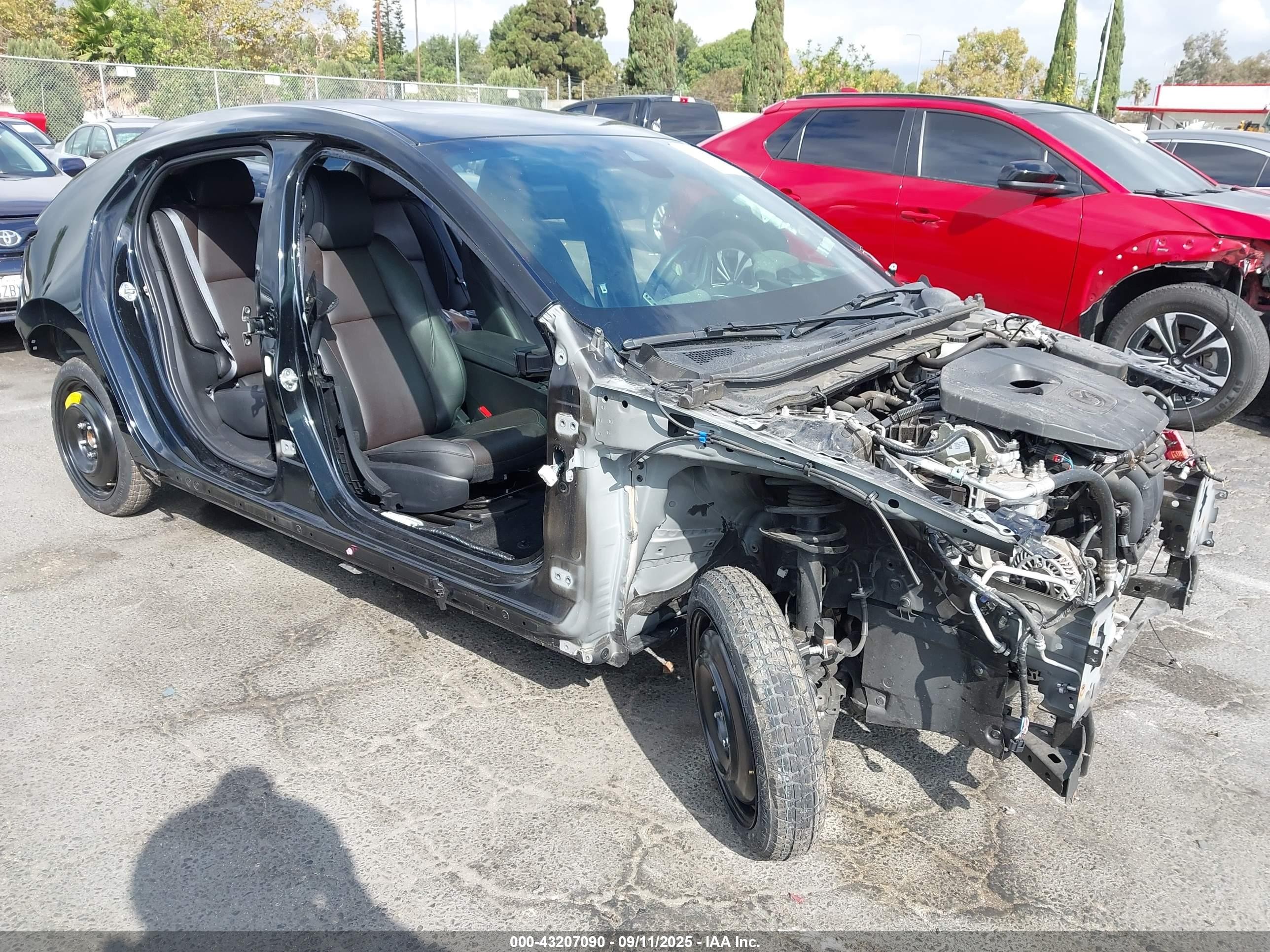 2023 Mazda 3 S Premium, VIN JM1BPAMM5P1619513 — Stripped
