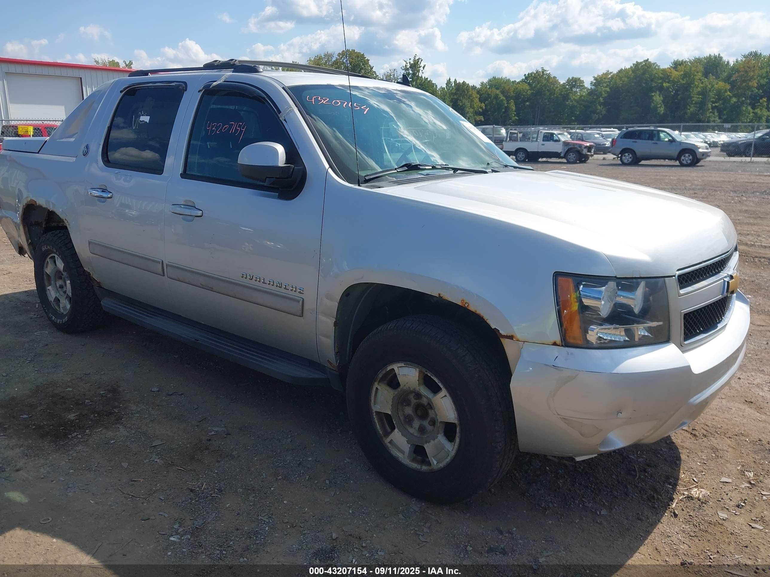 2013 Chevrolet Avalanche LS, VIN 3GNTKEE78DG190925 — Side