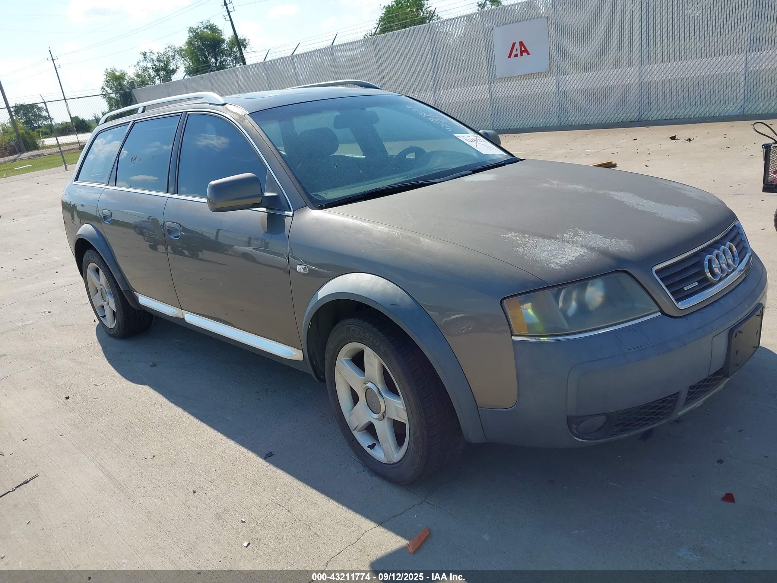 2004 Audi allroad A6 V8, VIN WA1YD64B04N047411 — Бок