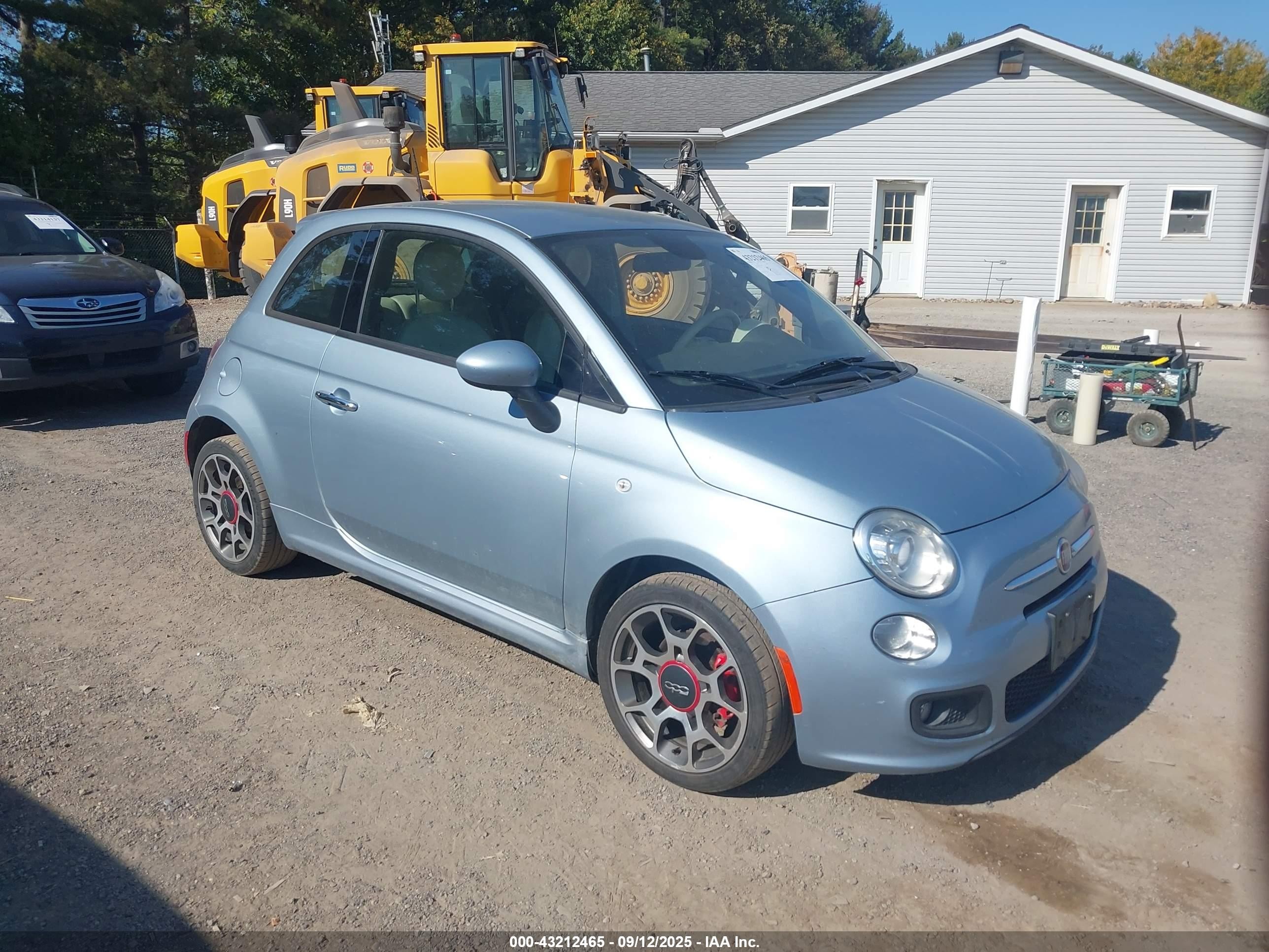 2015 FIAT 500 Sport, VIN 3C3CFFBR8FT562058 — Side
