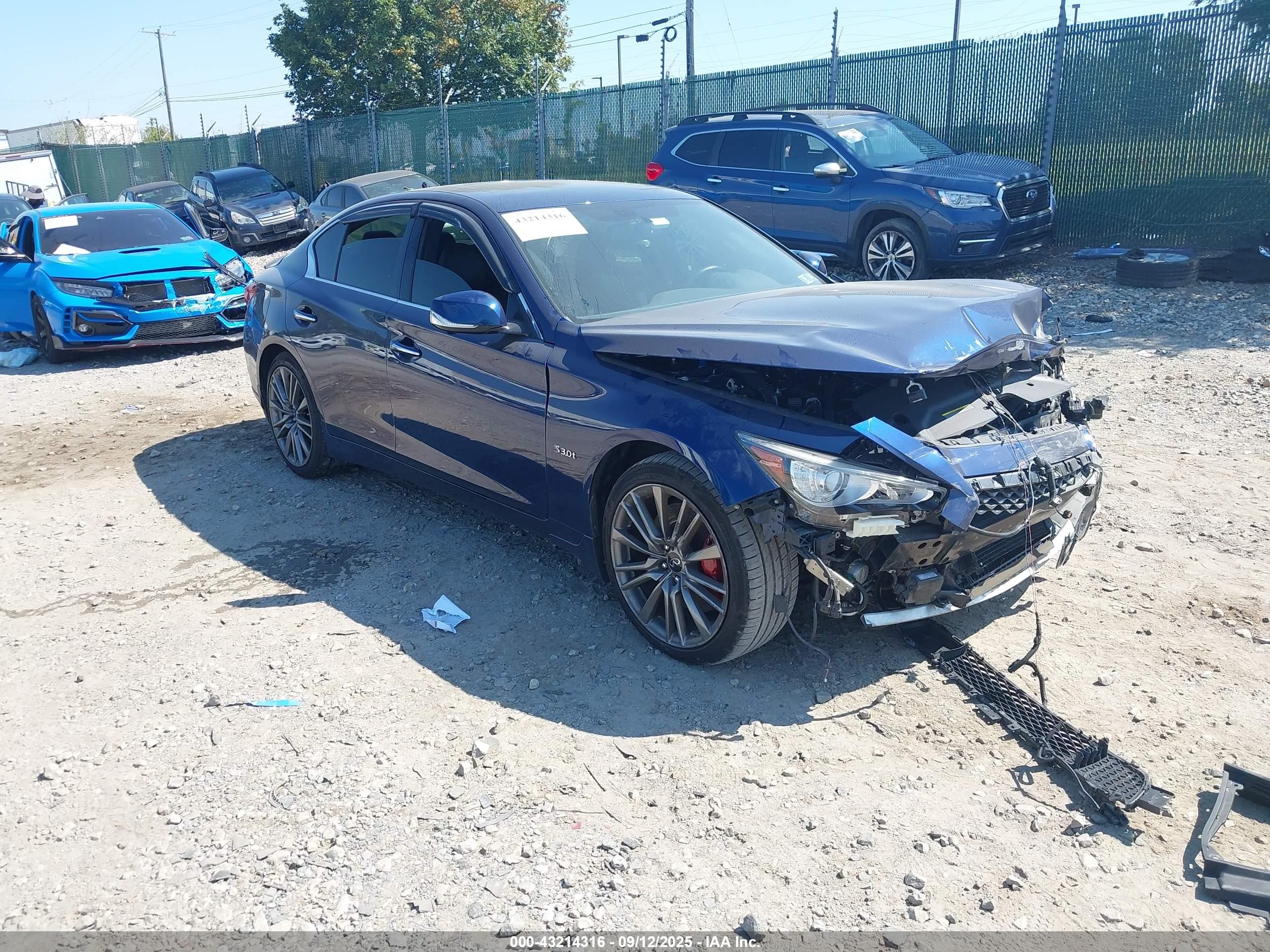 2019 Infiniti Q50 Red Sport 400, VIN JN1FV7AR6KM830532 — Electrical