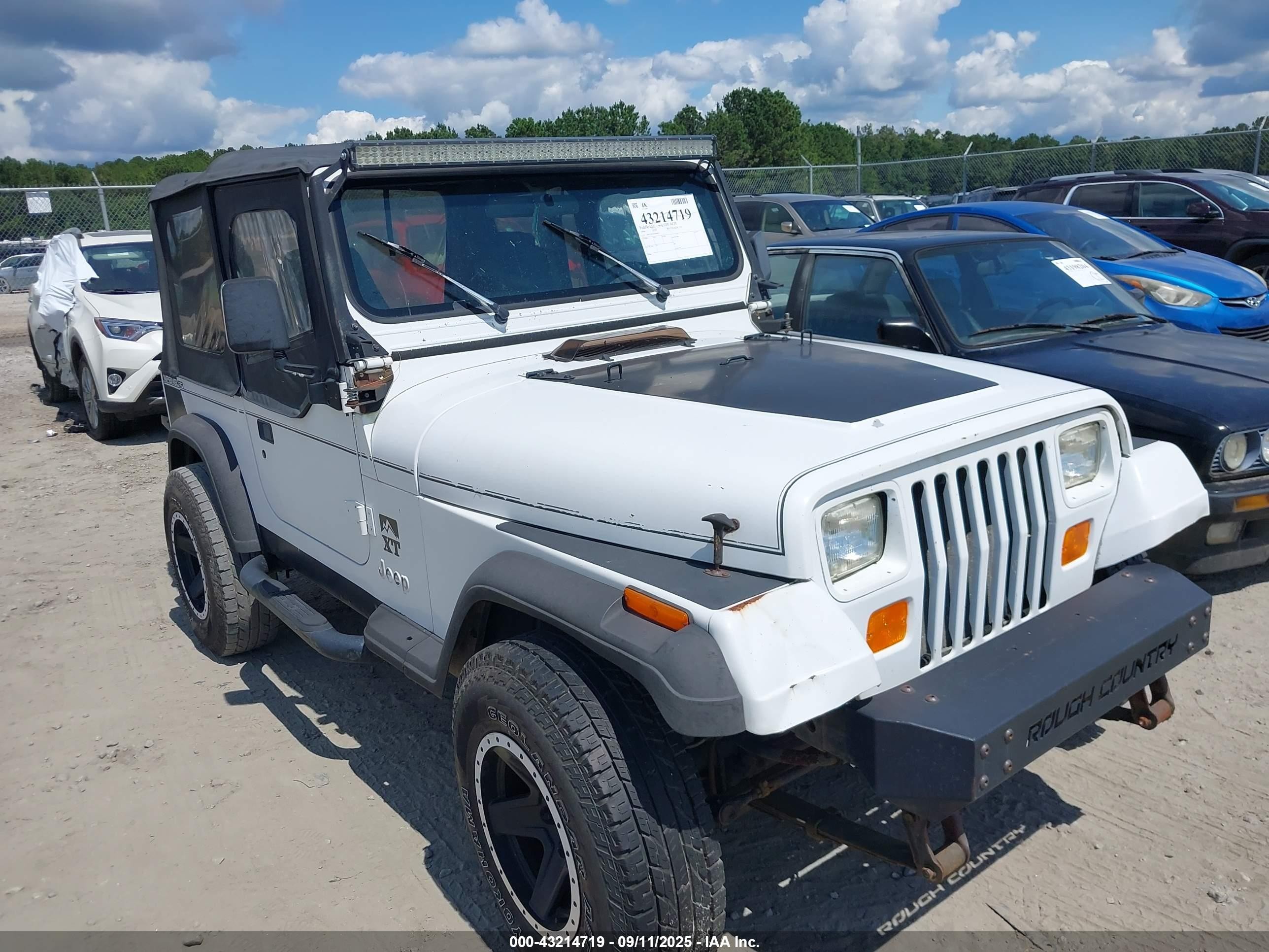 1994 Jeep Wrangler S, VIN 1J4FY19P1RP468987 — Normal wear