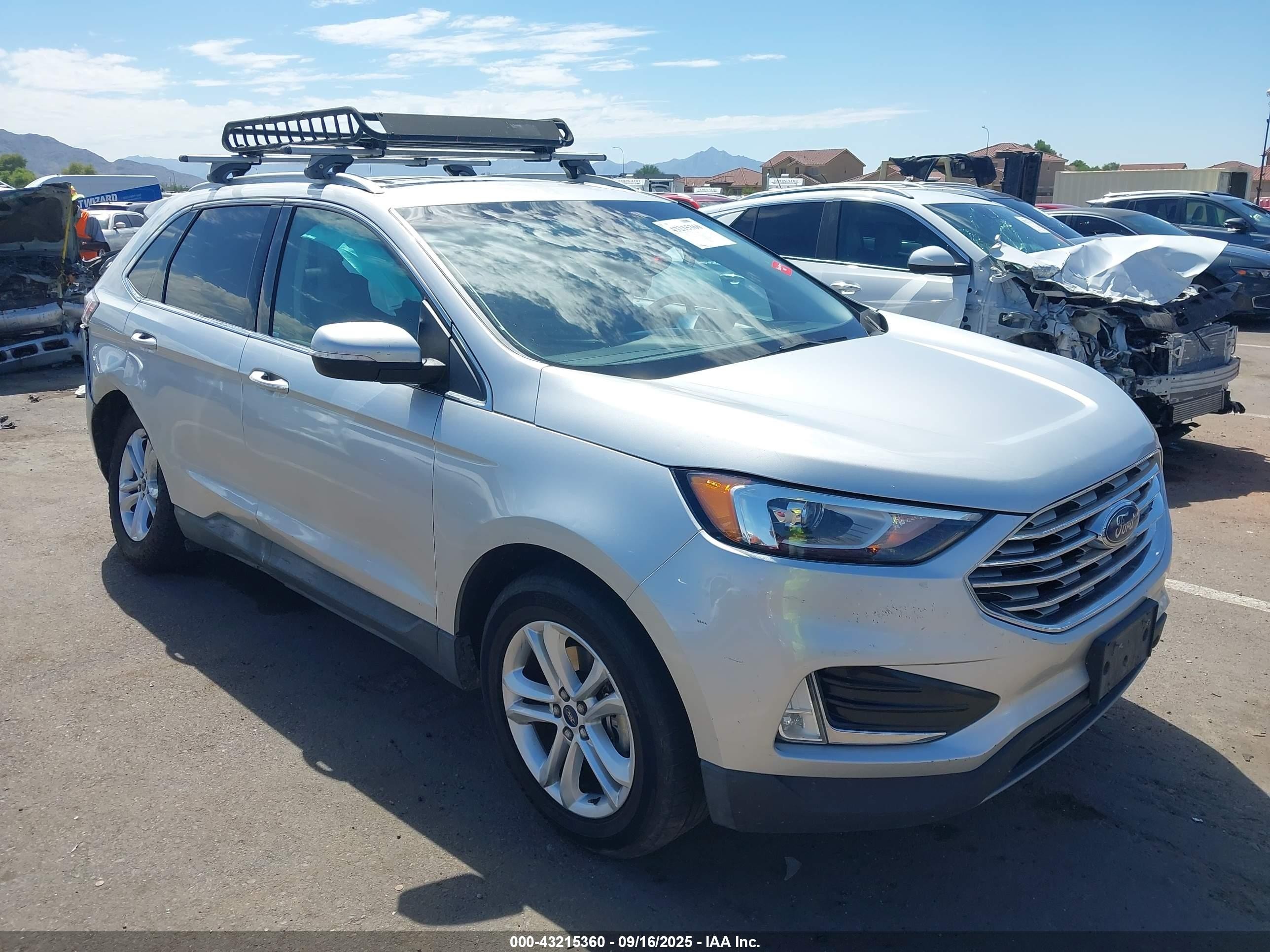 2019 Ford Edge SEL, VIN 2FMPK3J91KBC63134 — Rear end