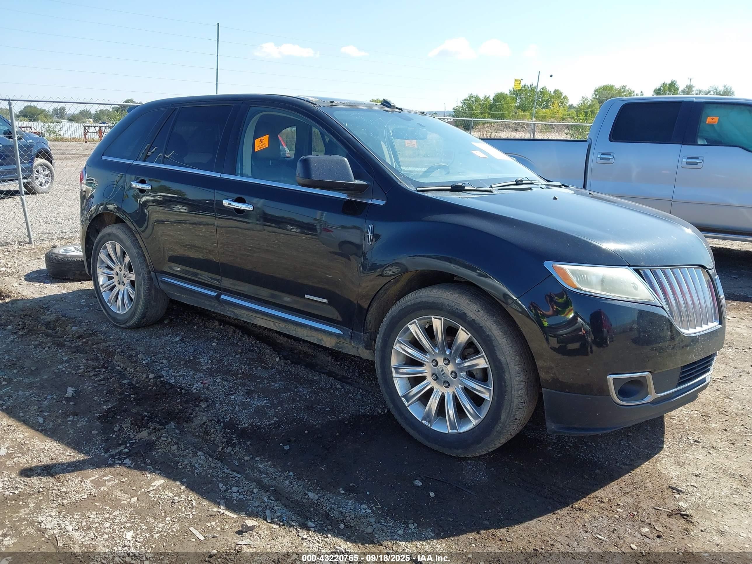 2011 Lincoln MKX, VIN 2LMDJ8JK0BBJ10786 — Biohazard / chemical