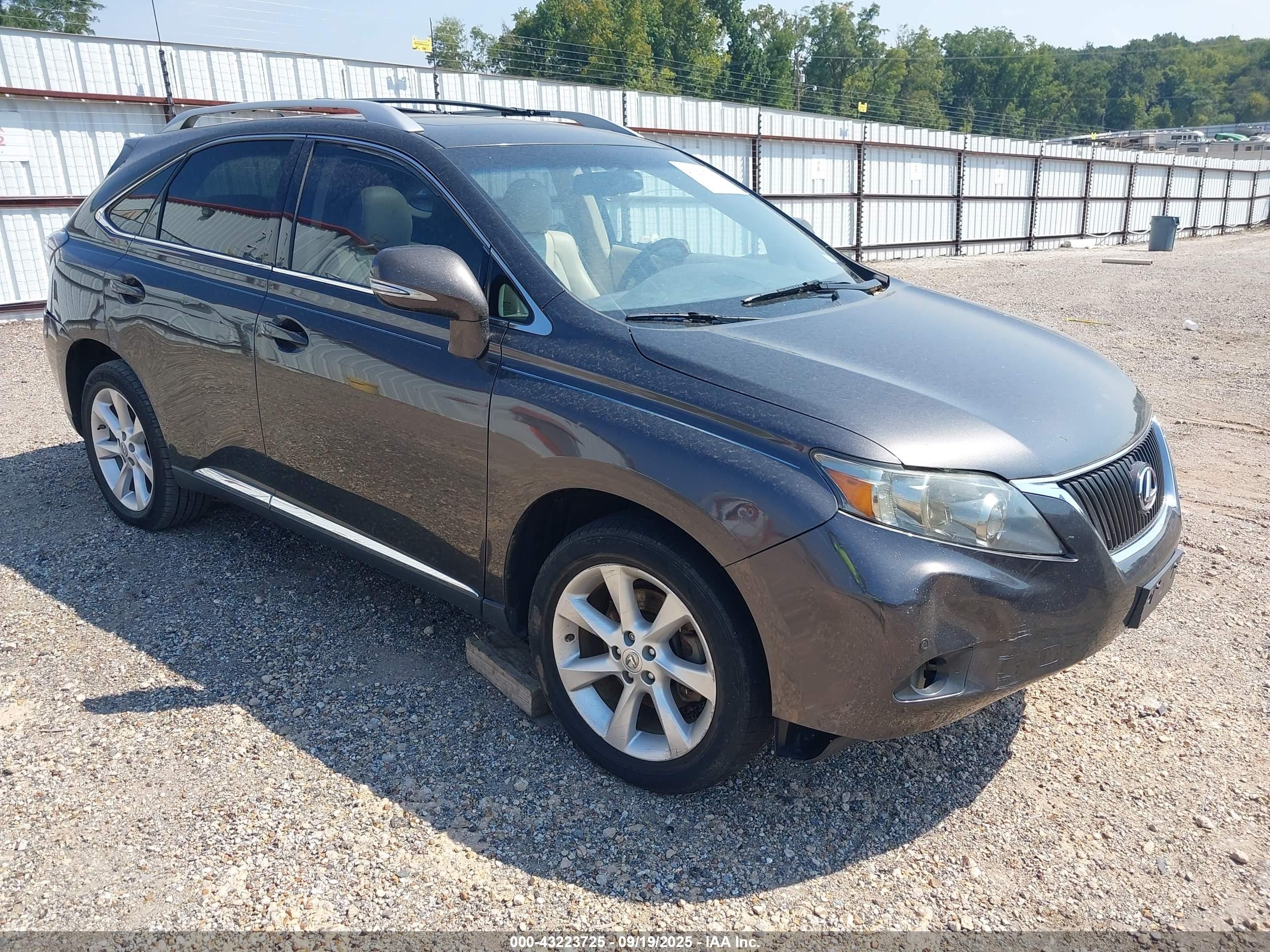 2010 Lexus RX 350, VIN 2T2ZK1BA1AC035596 — Стихия
