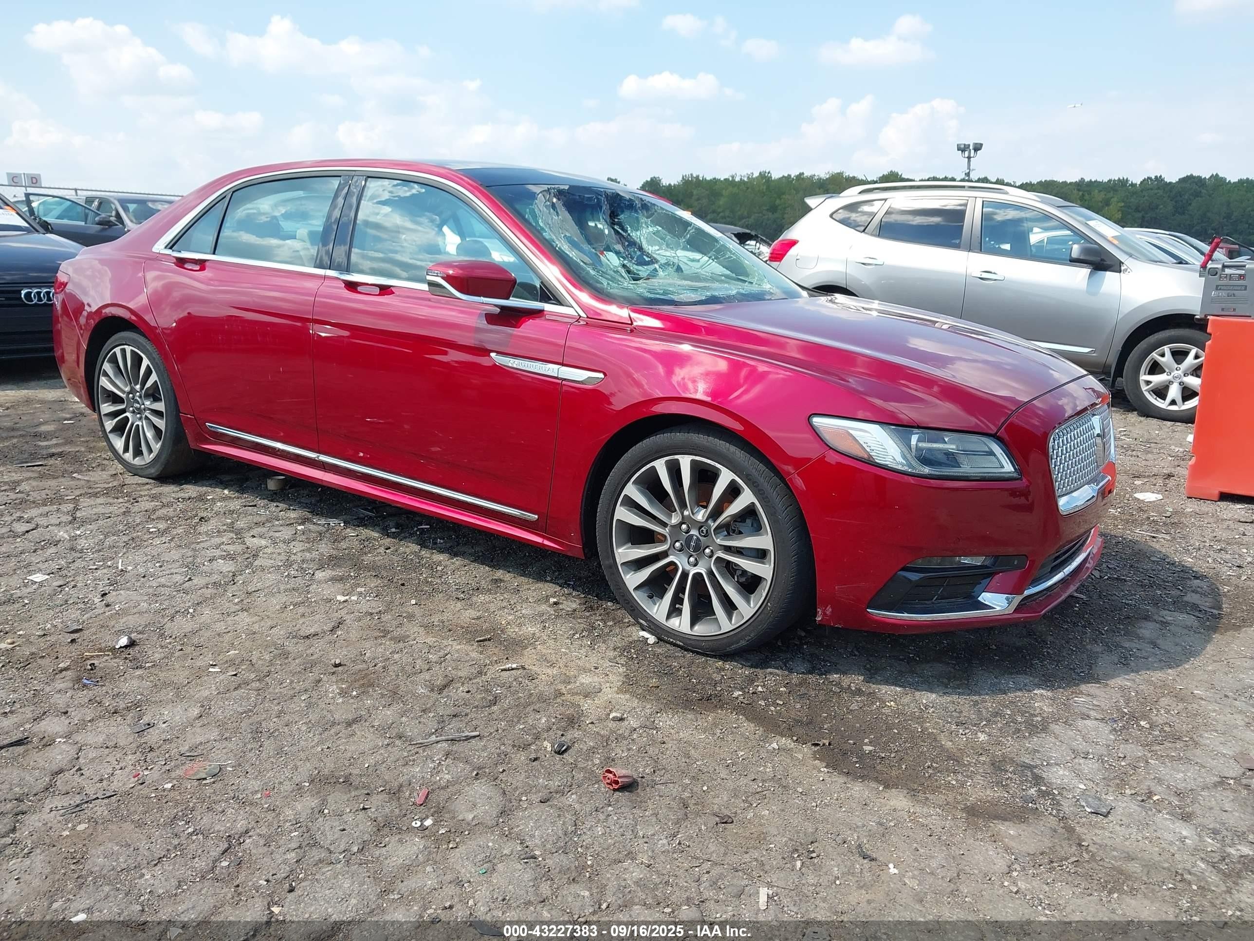2017 Lincoln Continental Reserve, VIN 1LN6L9RP3H5601340 — Theft recovery