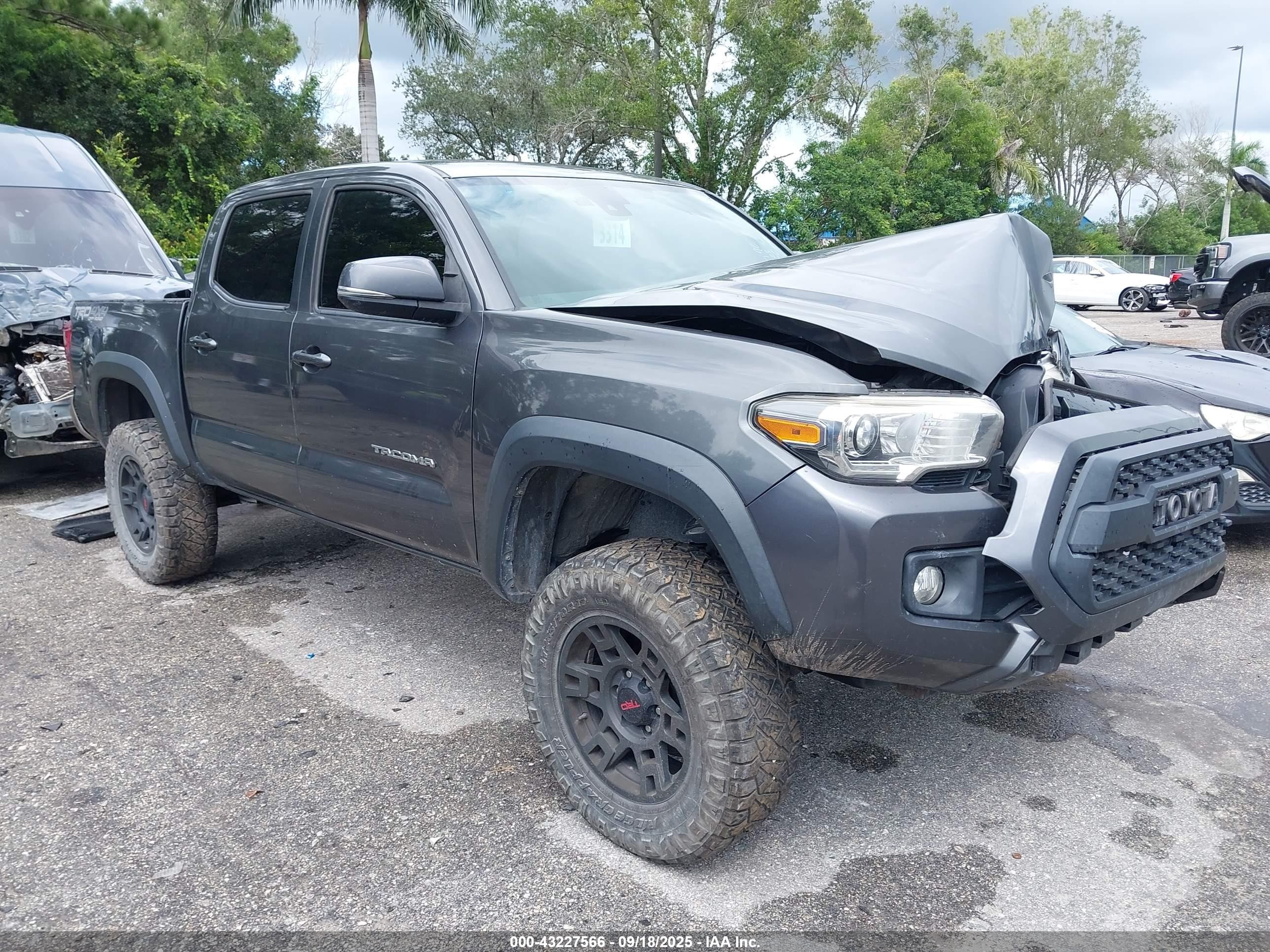 2019 Toyota Tacoma SR, VIN 3TMCZ5ANXKM235192 — Front end