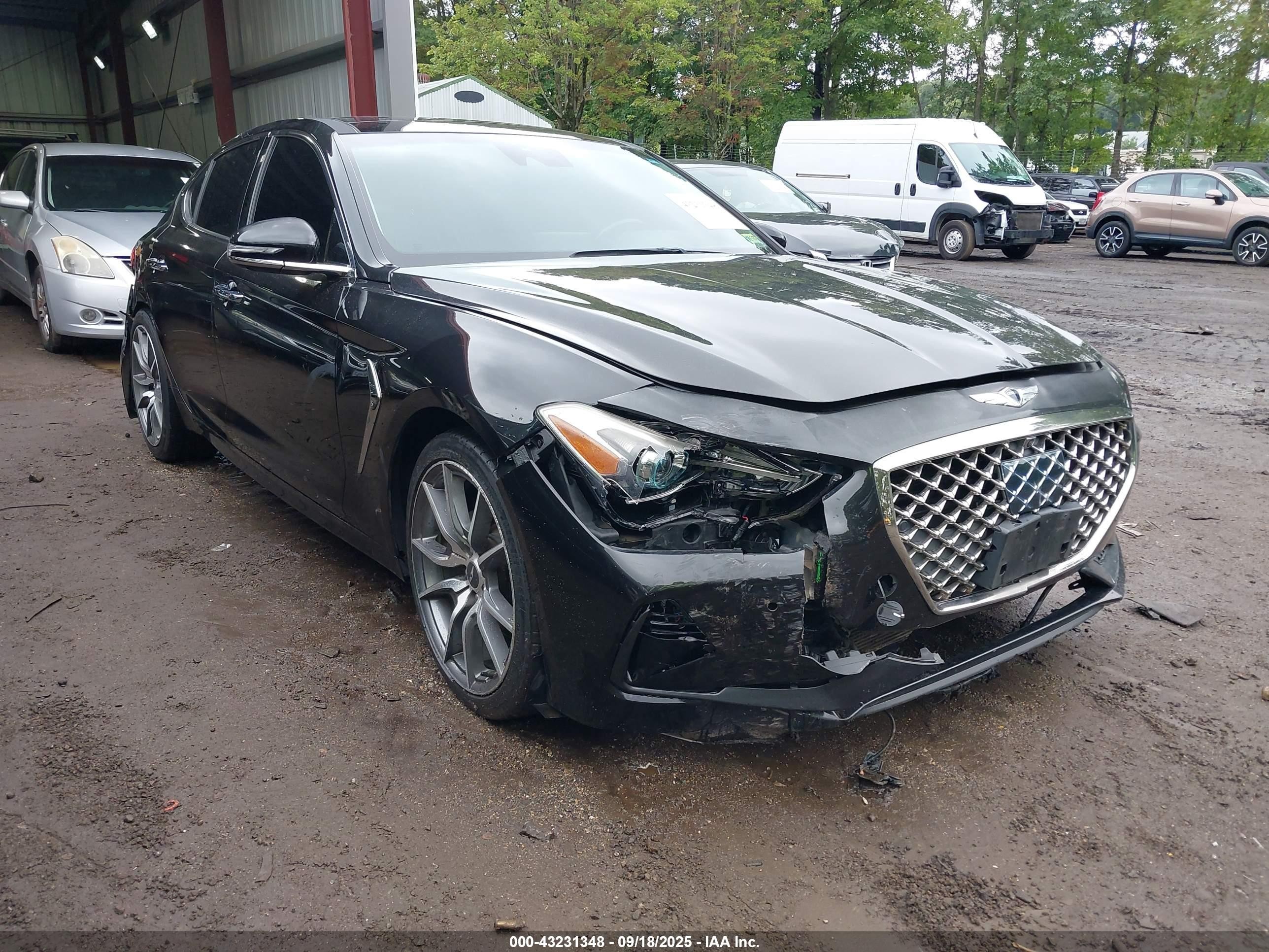 2019 Genesis G70 Advanced, VIN KMTG44LA9KU012224 — Theft recovery