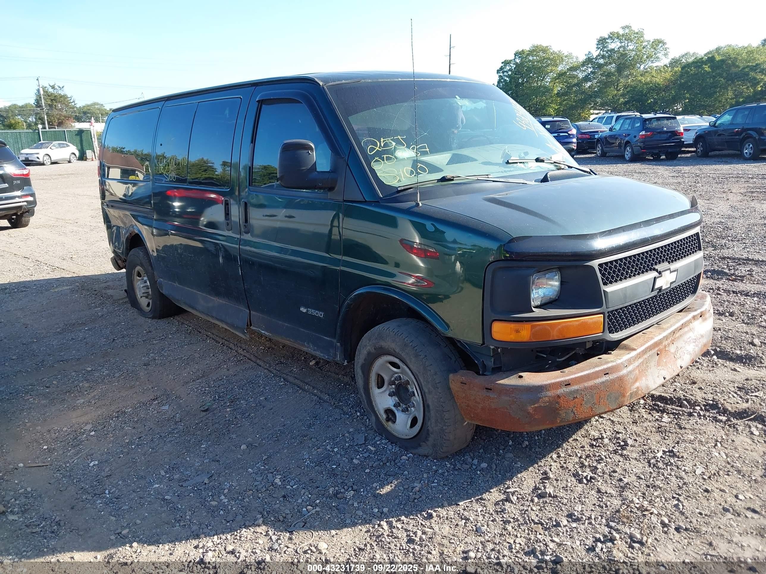 2003 Chevrolet Express Passenger, VIN 1GAHG35U631235845 — All over