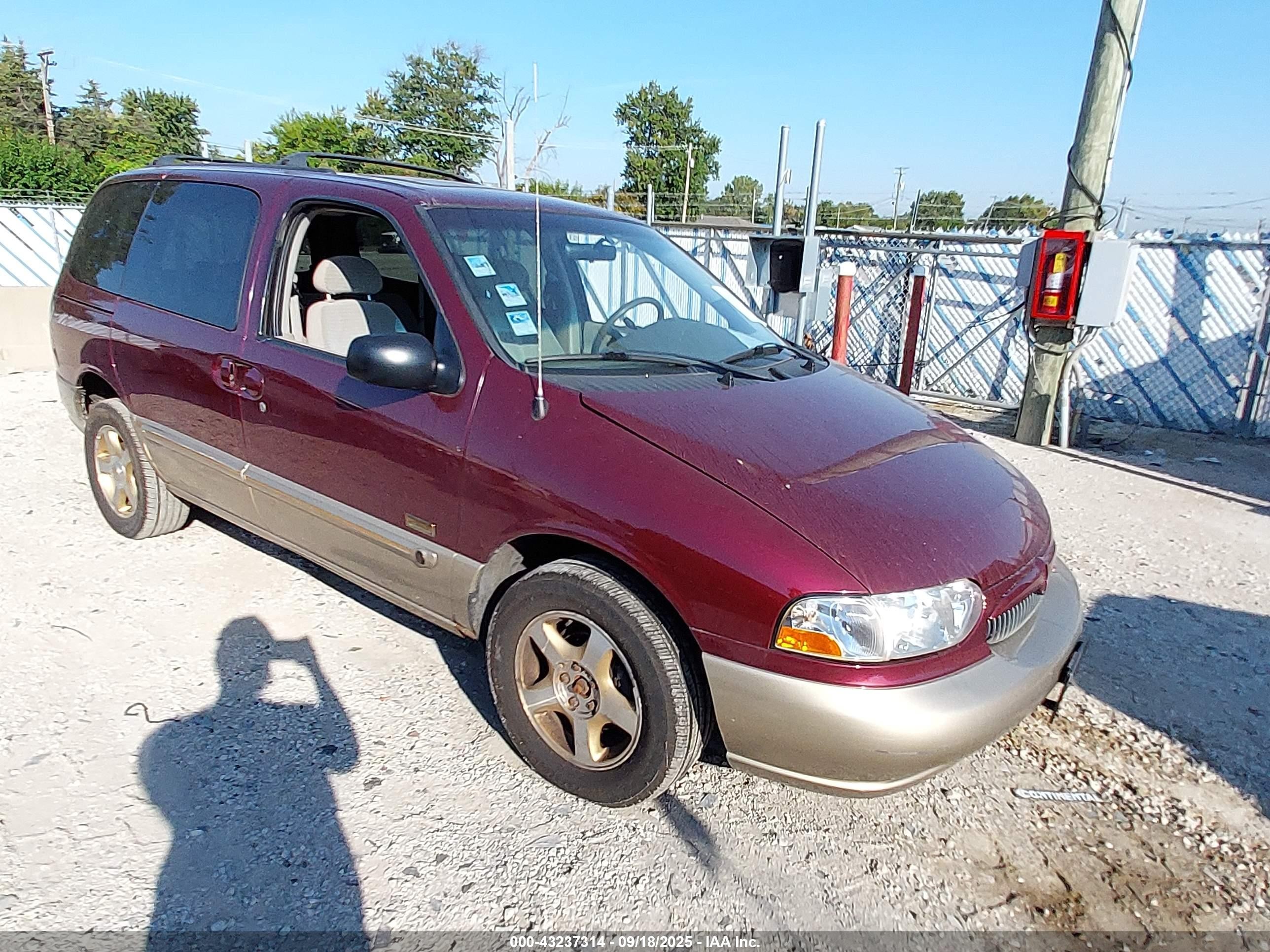 1999 Mercury Villager, VIN 4M2XV11T3XDJ00671 — Обычный износ