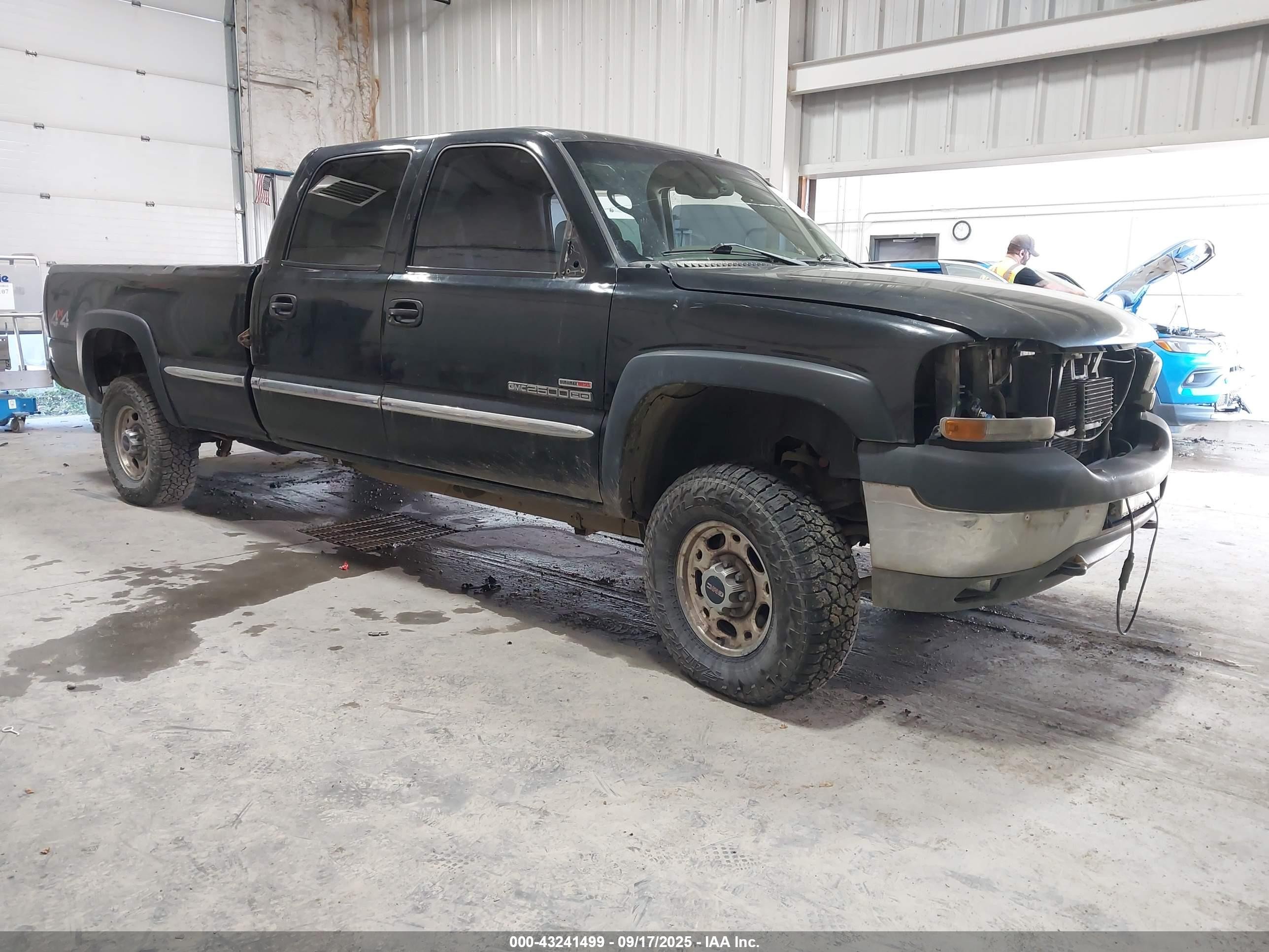 2002 GMC Sierra 2500HD SLE, VIN 1GTHK23152F167693 — Theft recovery