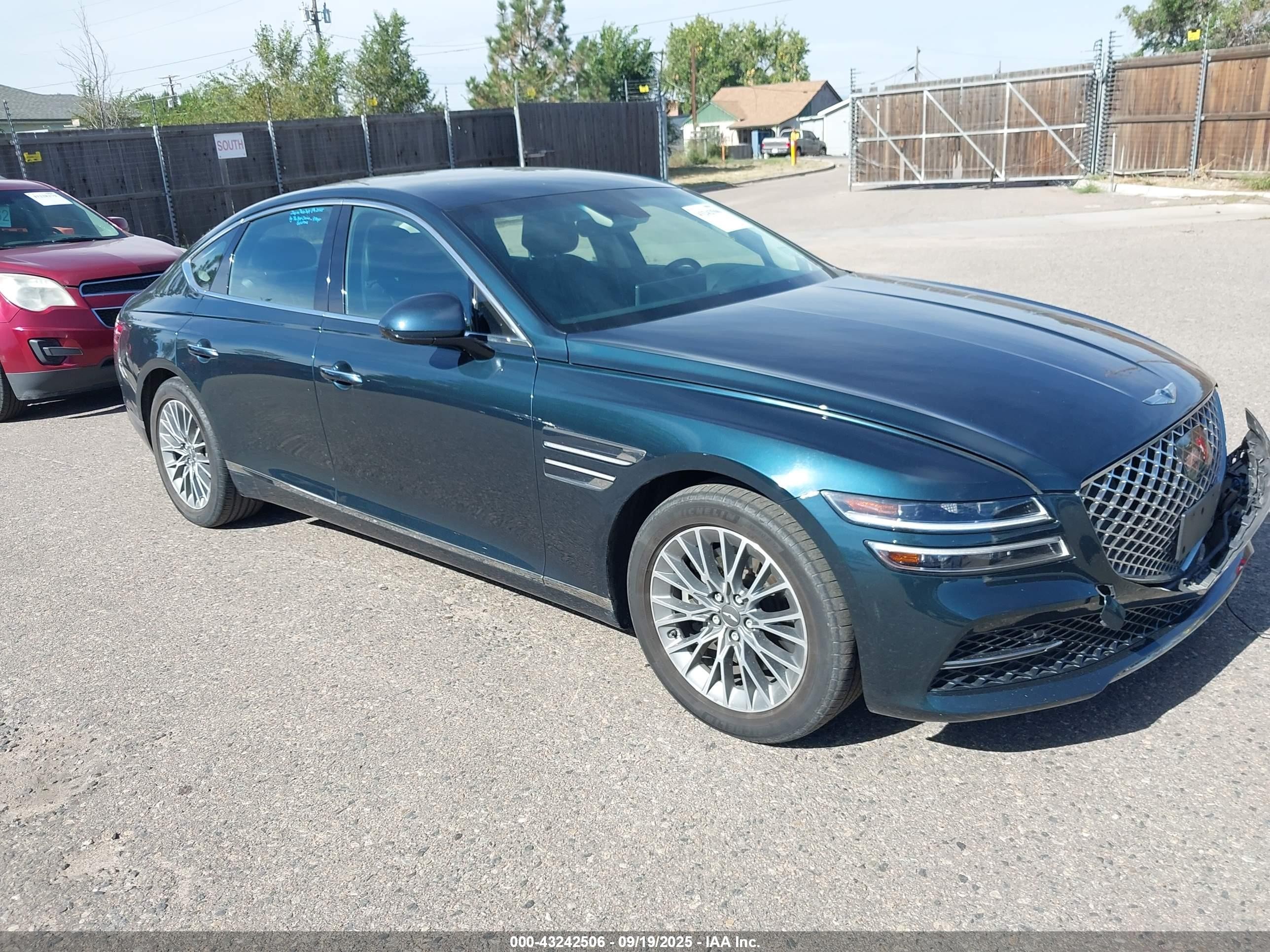 2023 Genesis G80 2.5T, VIN KMTGB4SC6PU194903 — Front end