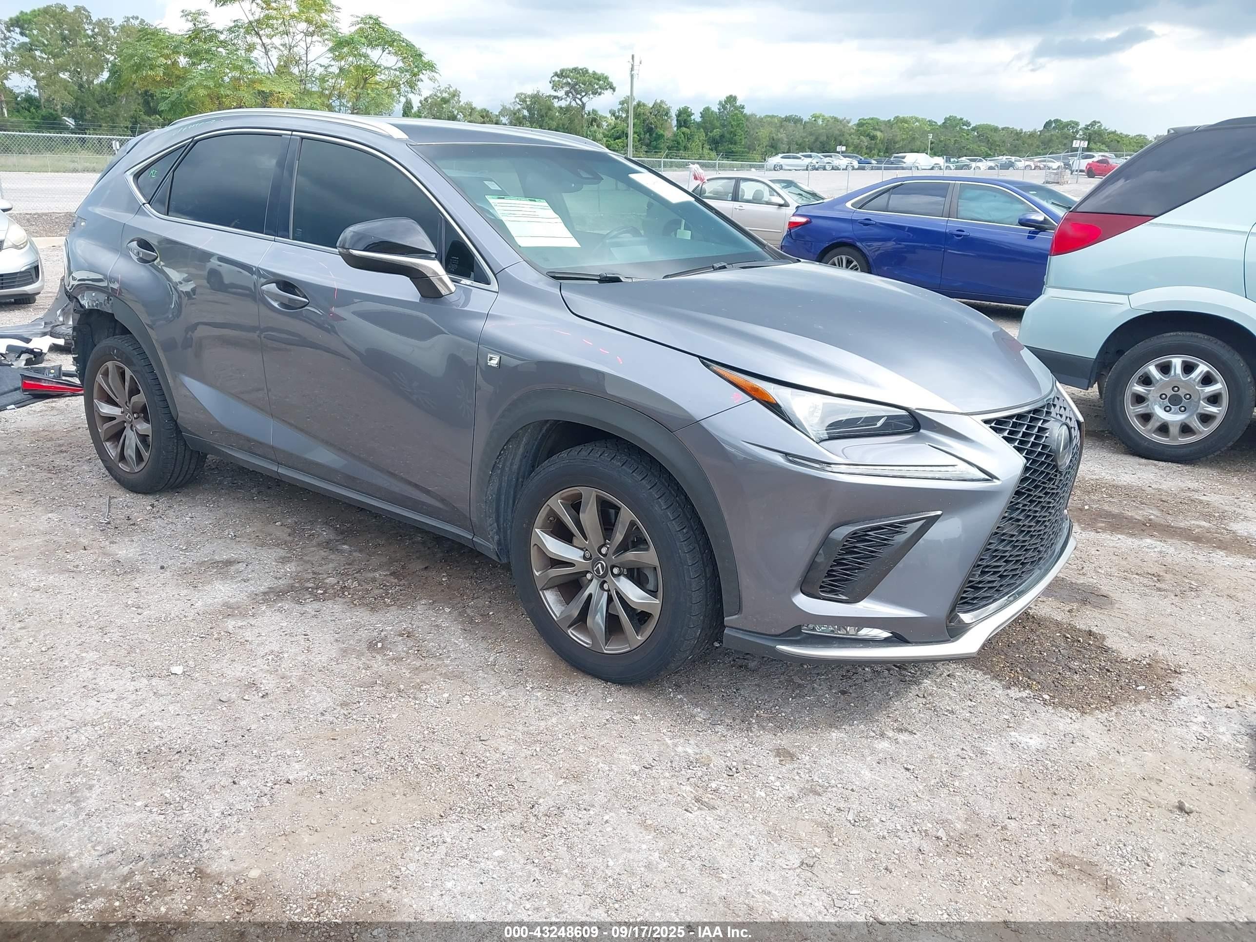 2019 Lexus NX 300, VIN JTJYARBZ3K2145568 — Rear end