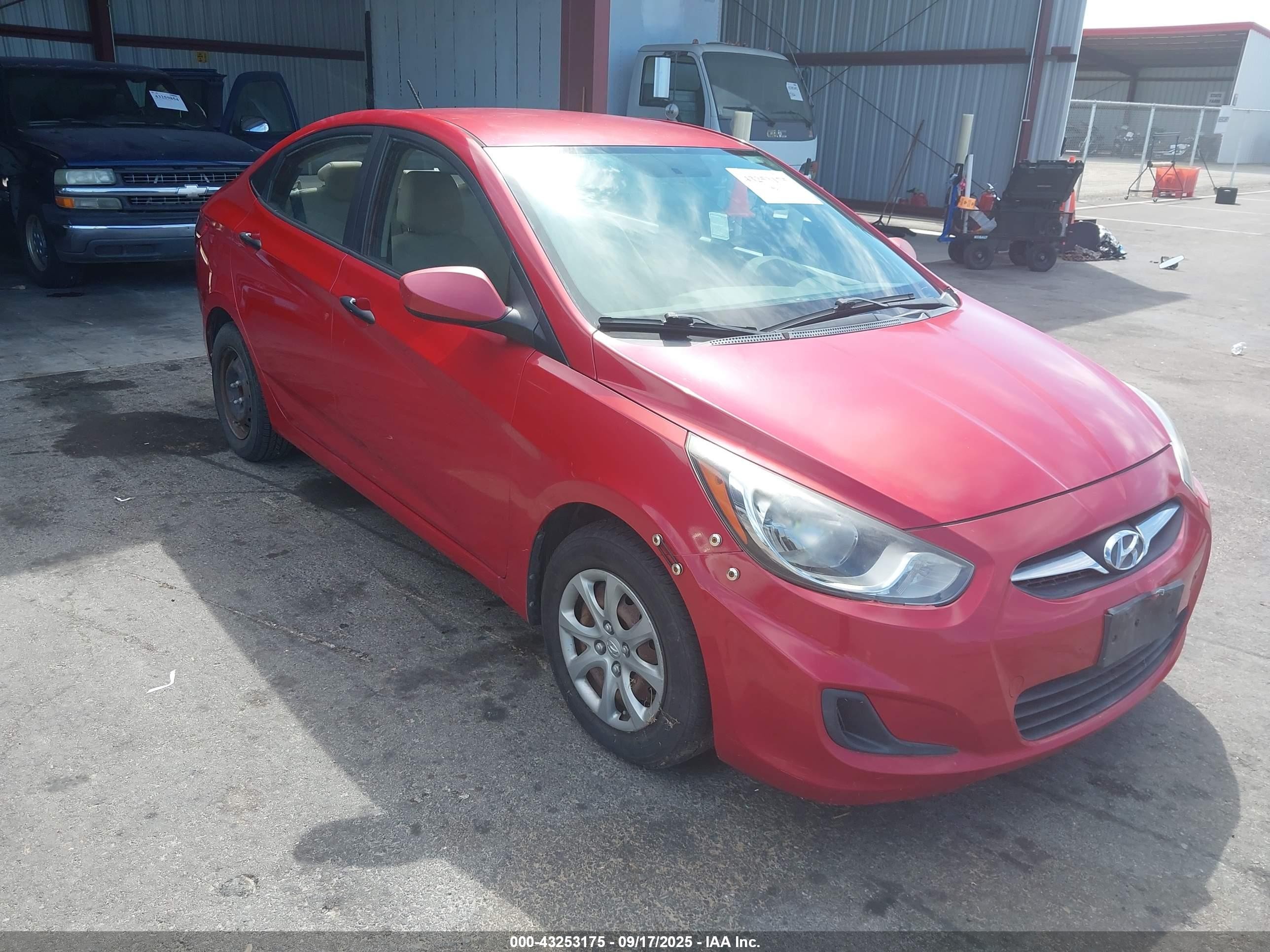 2012 Hyundai Accent GLS, VIN KMHCT4AE0CU043512 — All over