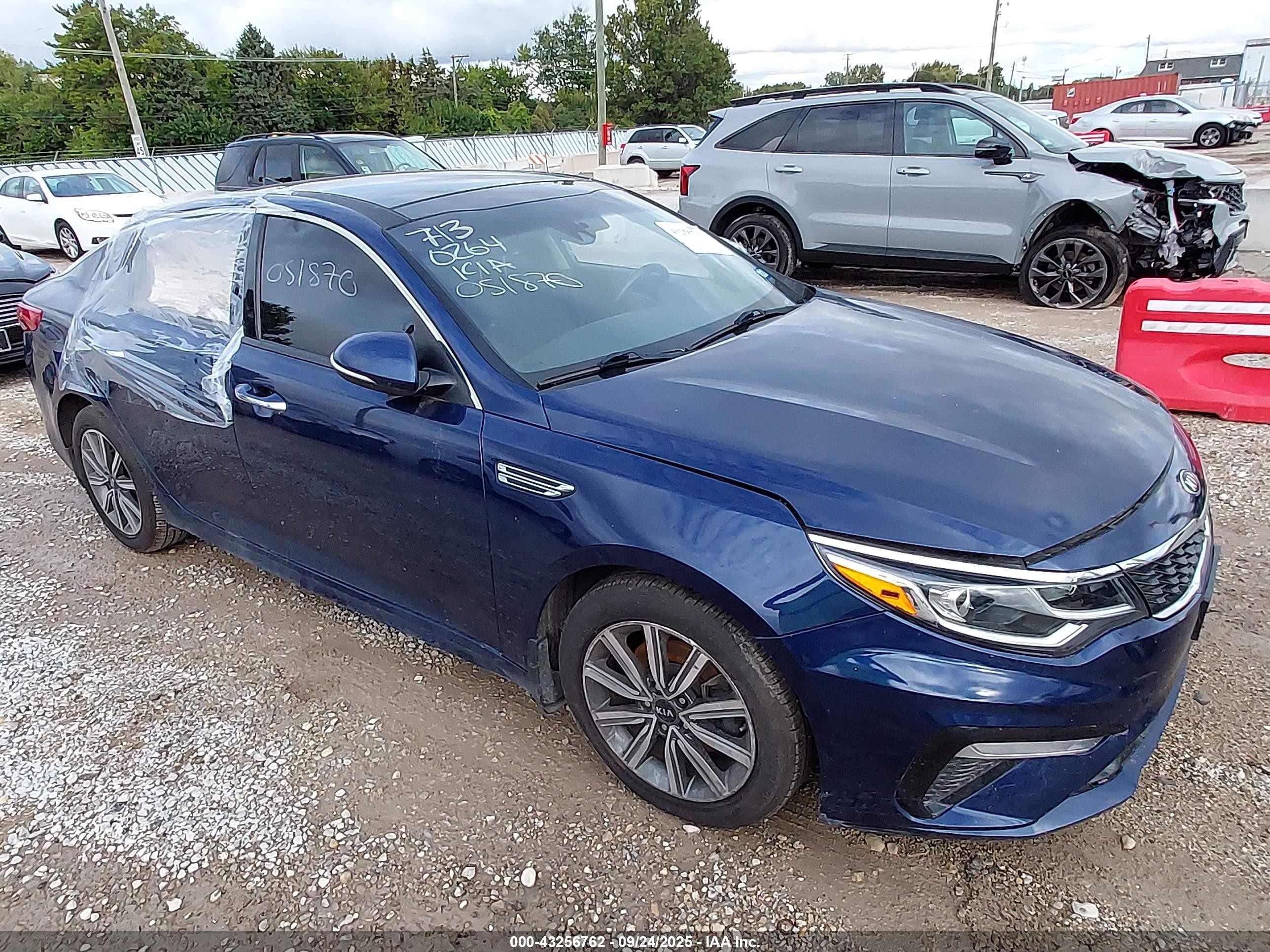 2019 Kia Optima LX, VIN 5XXGT4L36KG334778 — После угона